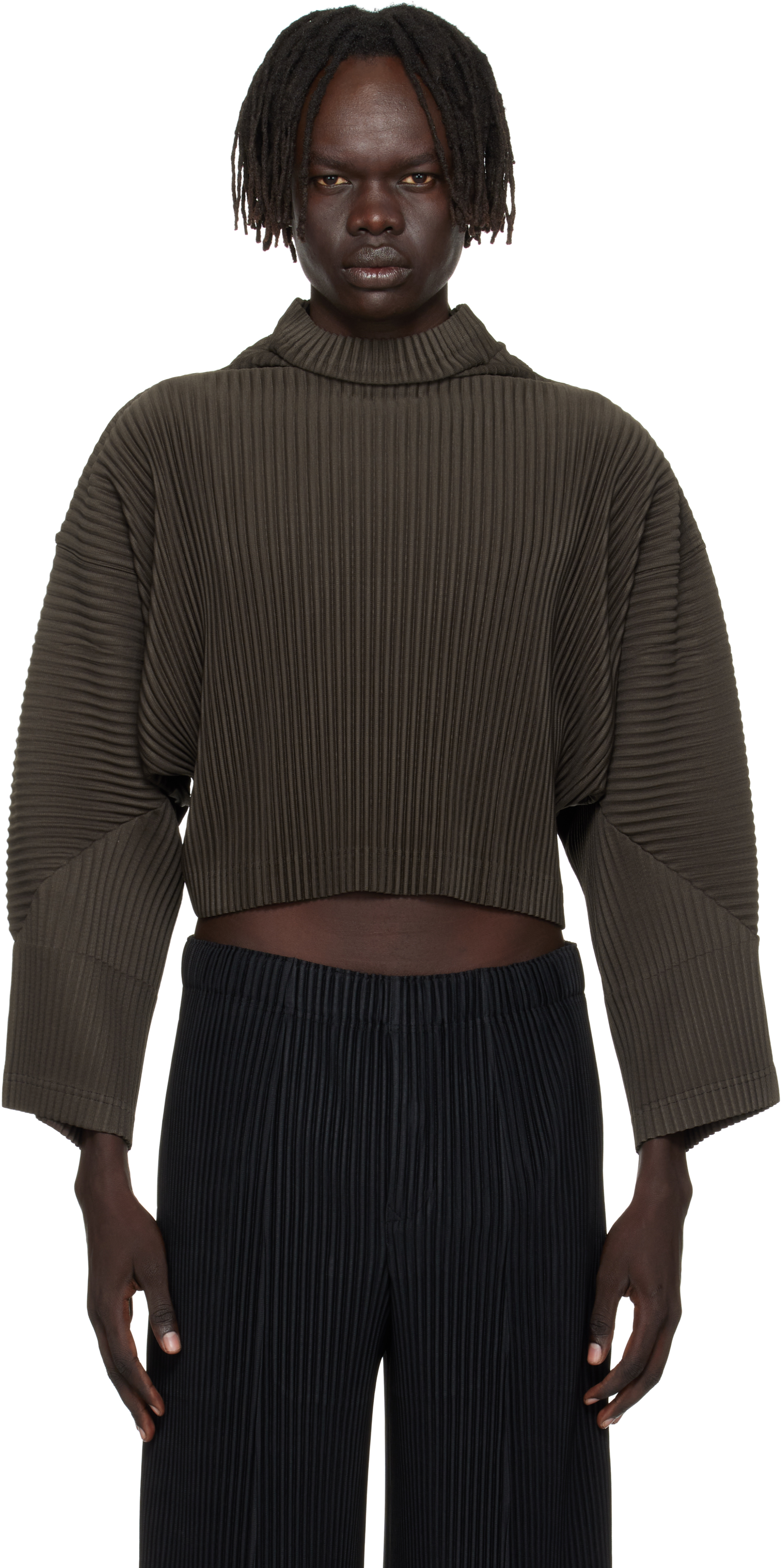 HOMME PLISSE ISSEY MIYAKE タートルネックカットソー HOMME PLISSÉ ISSEY MIYAKE Core Turtleneck Top | Liberty
