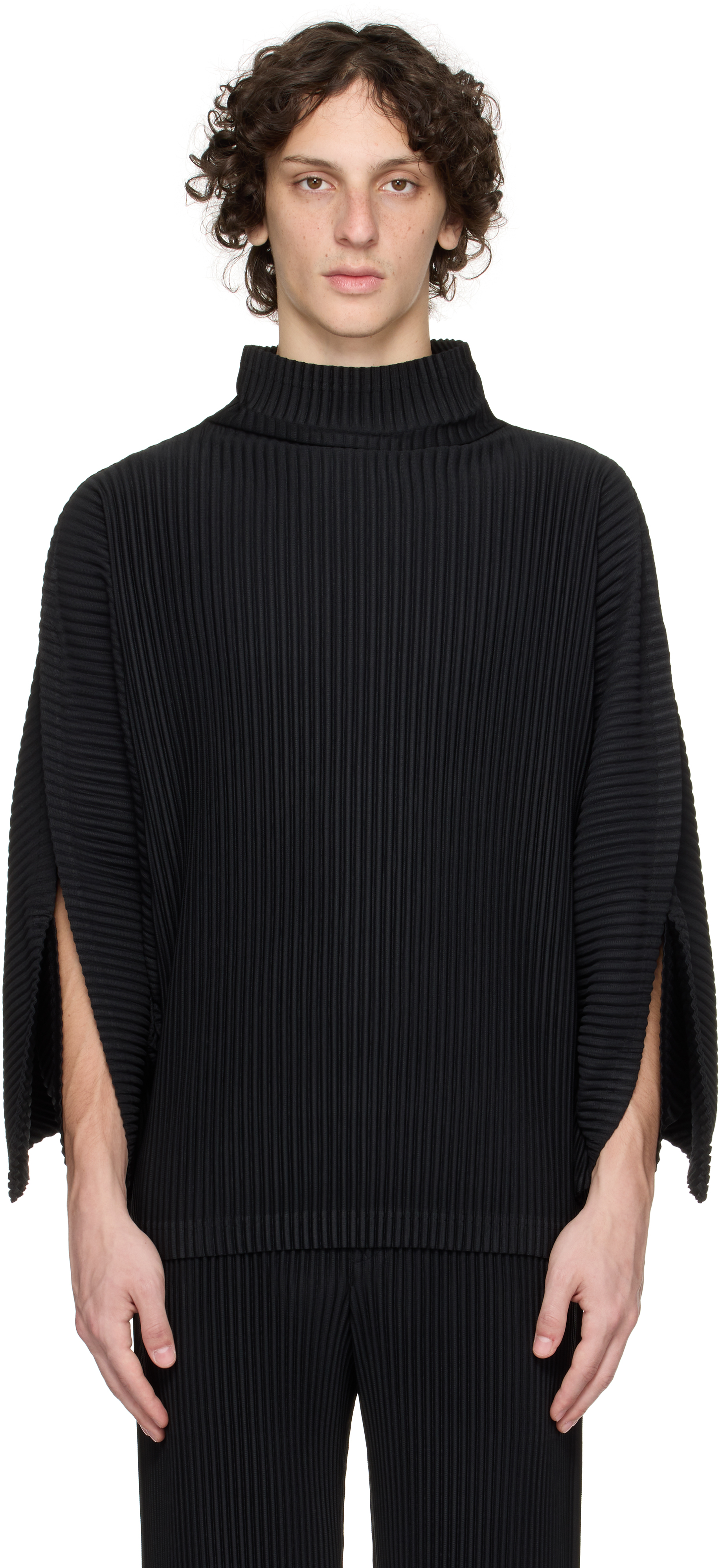 Homme Plissé Issey Miyake turtlenecks for Men | SSENSE