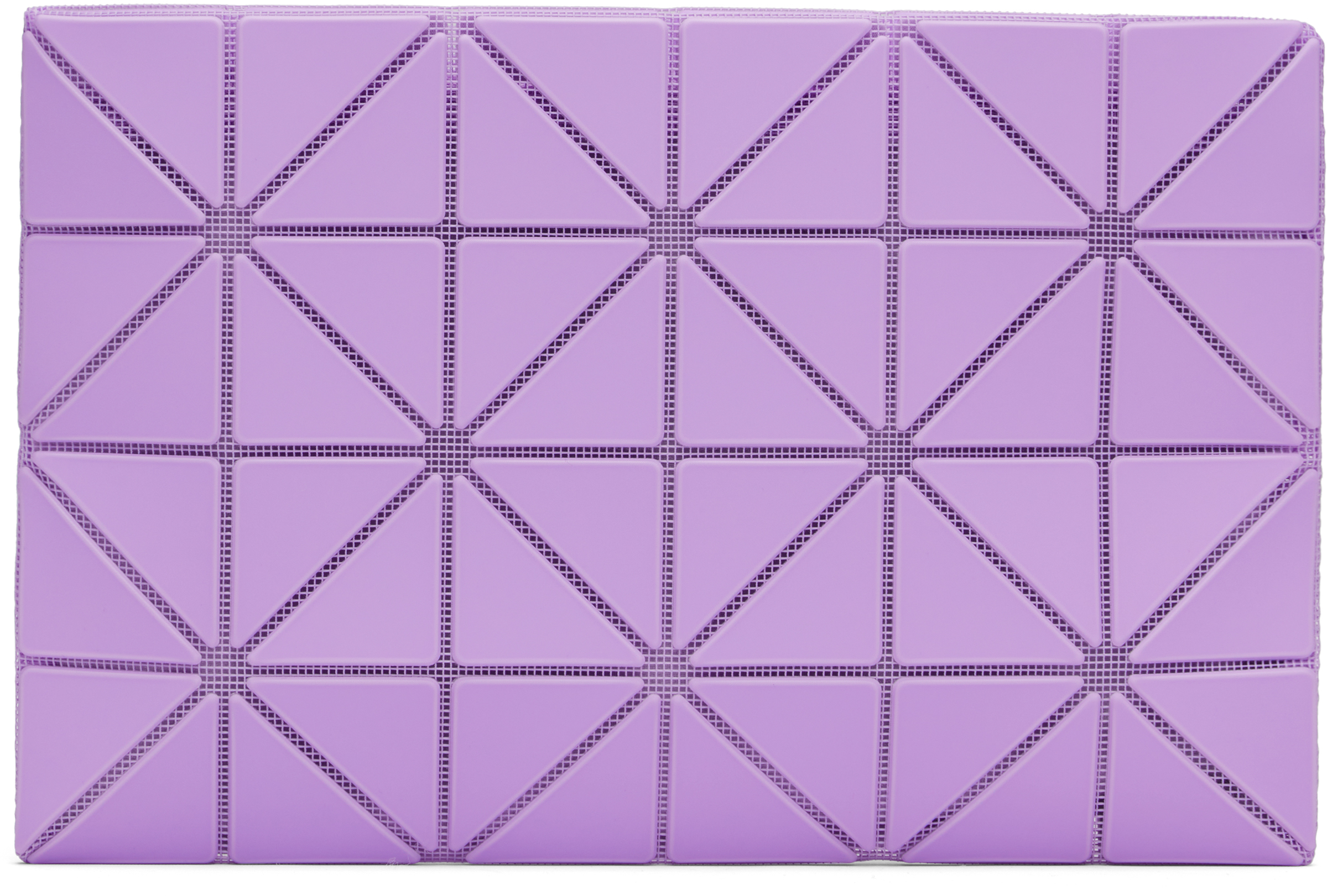 Purple Lucent W Color Pouch by BAO BAO ISSEY MIYAKE on Sale