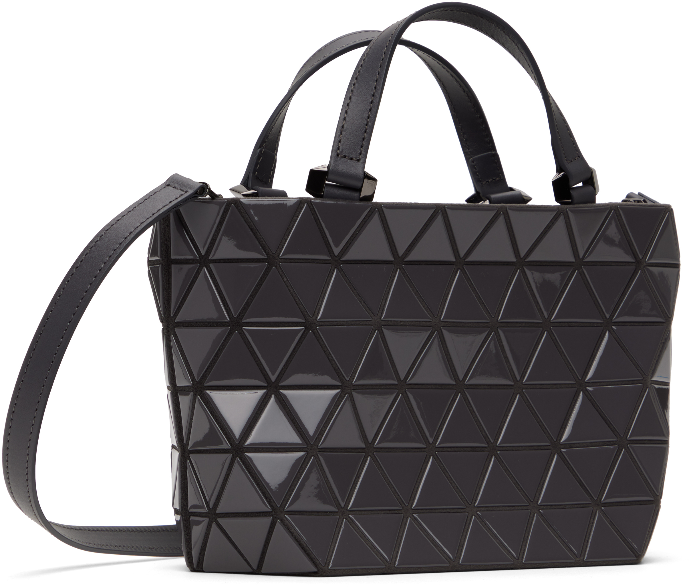 Gray Crystal Gloss Bag