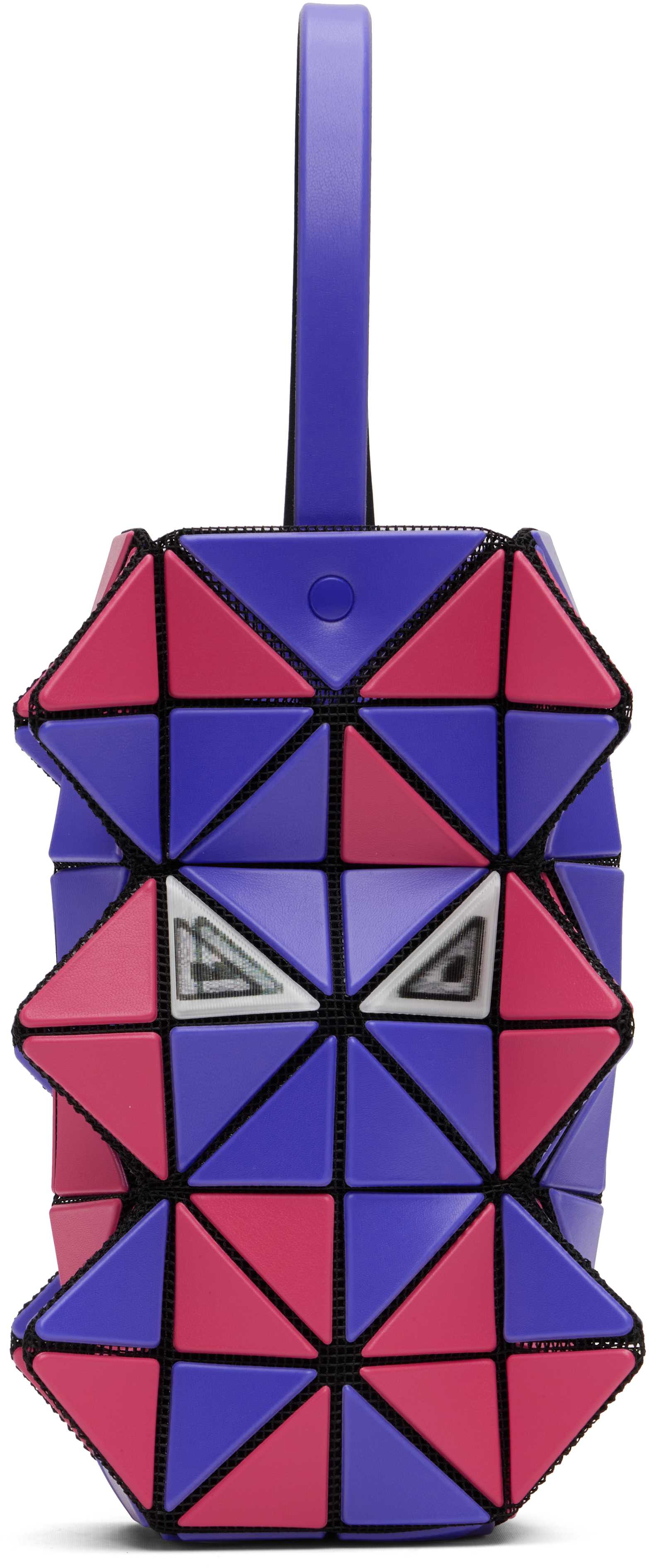 Bao Bao Issey Miyake Blue & Red Meow Hand Bag