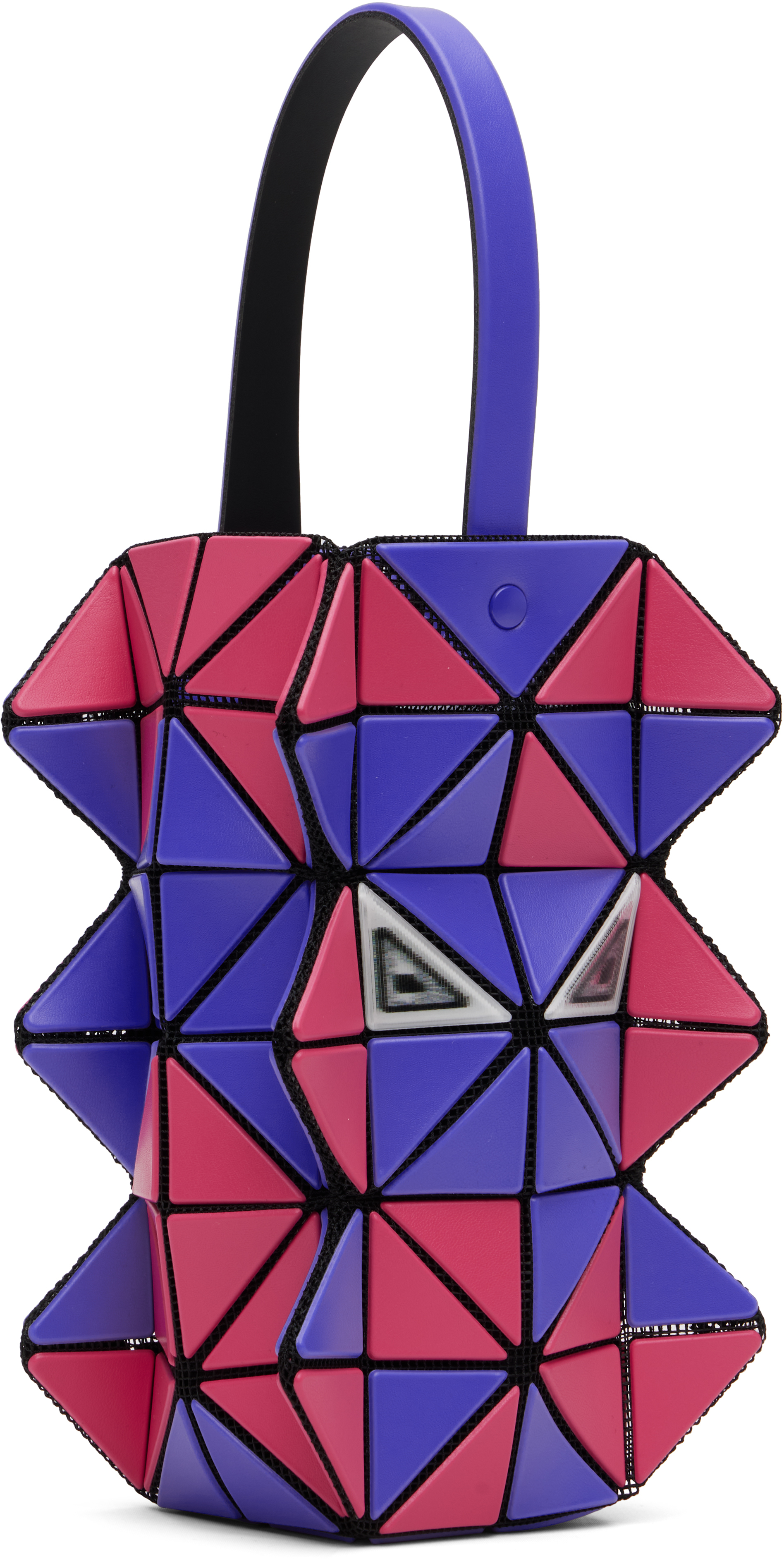 Bao Bao Issey Miyake Blue & Red Meow Hand Bag