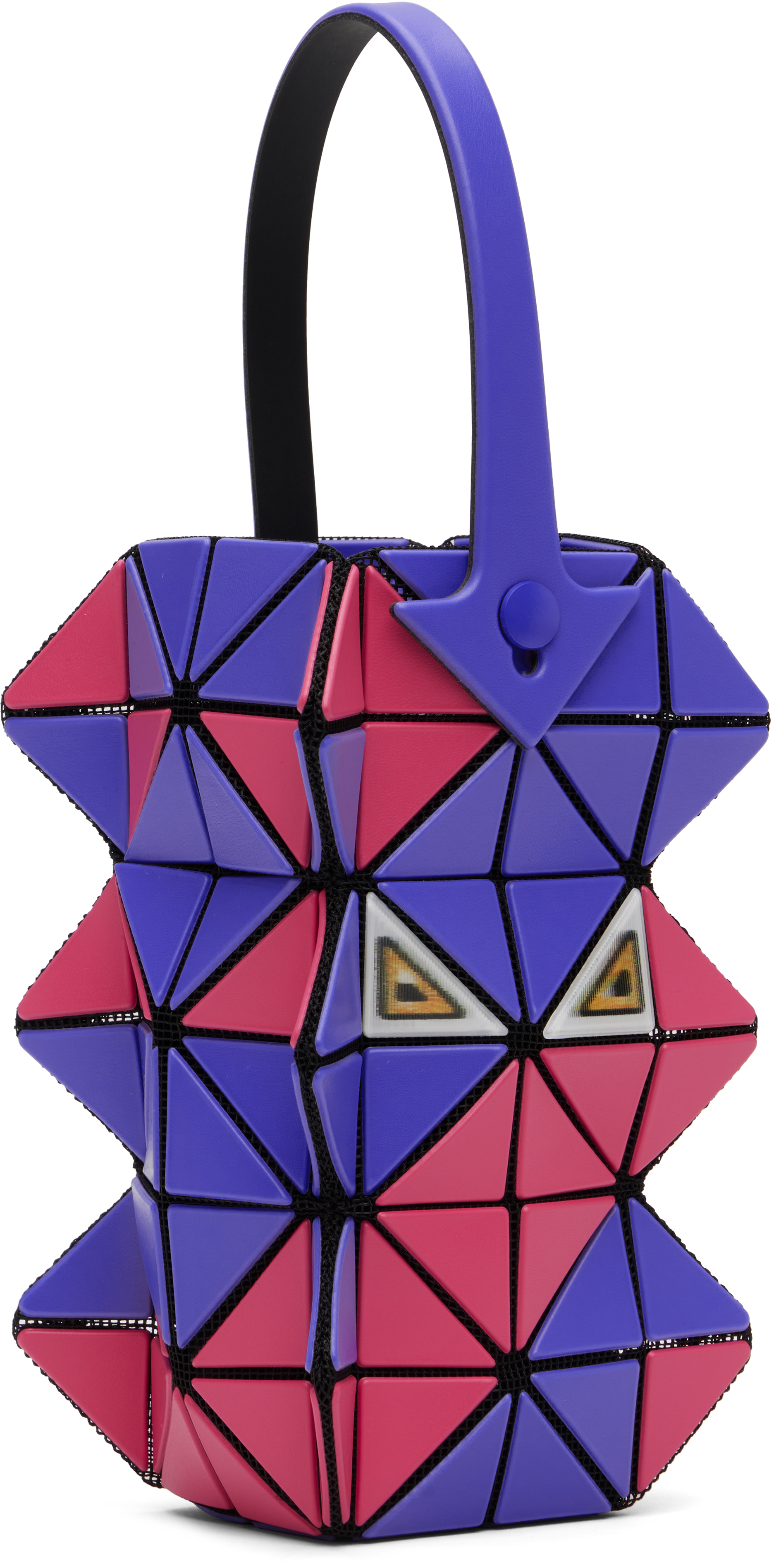 Bao Bao Issey Miyake Blue & Red Meow Hand Bag