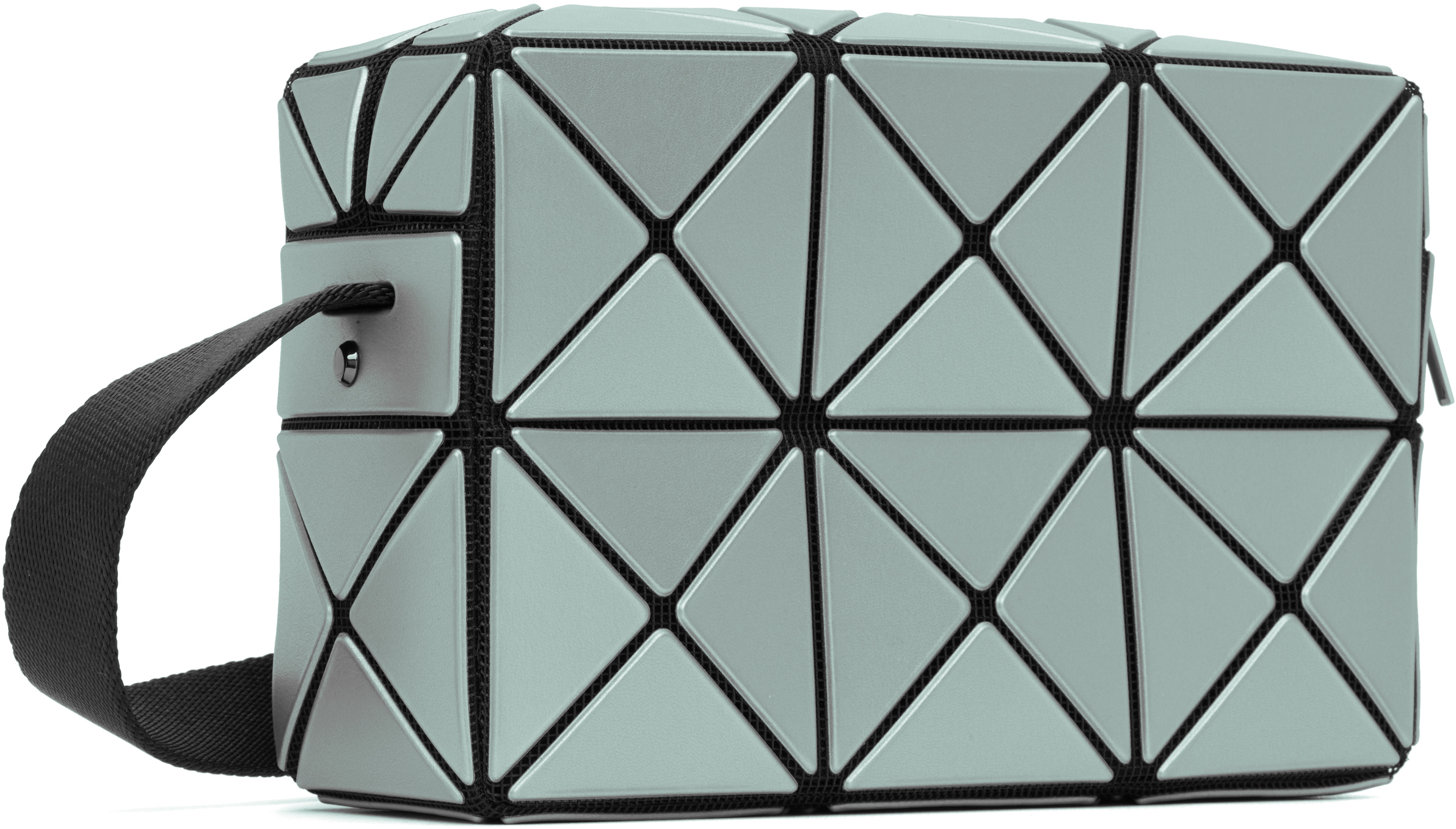 Bao Bao Issey Miyake Blue Cuboid Metallic Bag In Blue