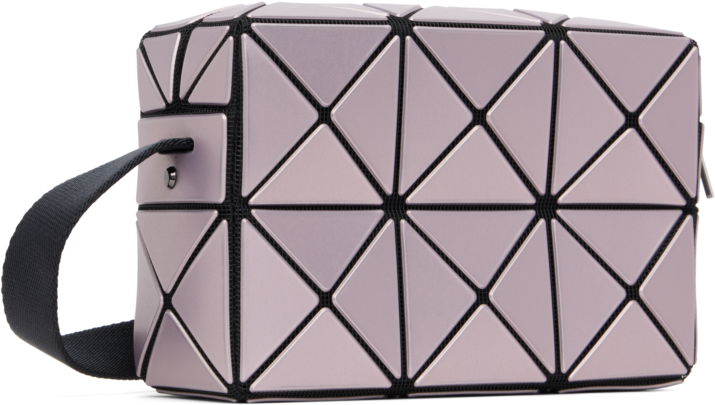 Bao Bao Issey Miyake Pink Cuboid Metallic Bag