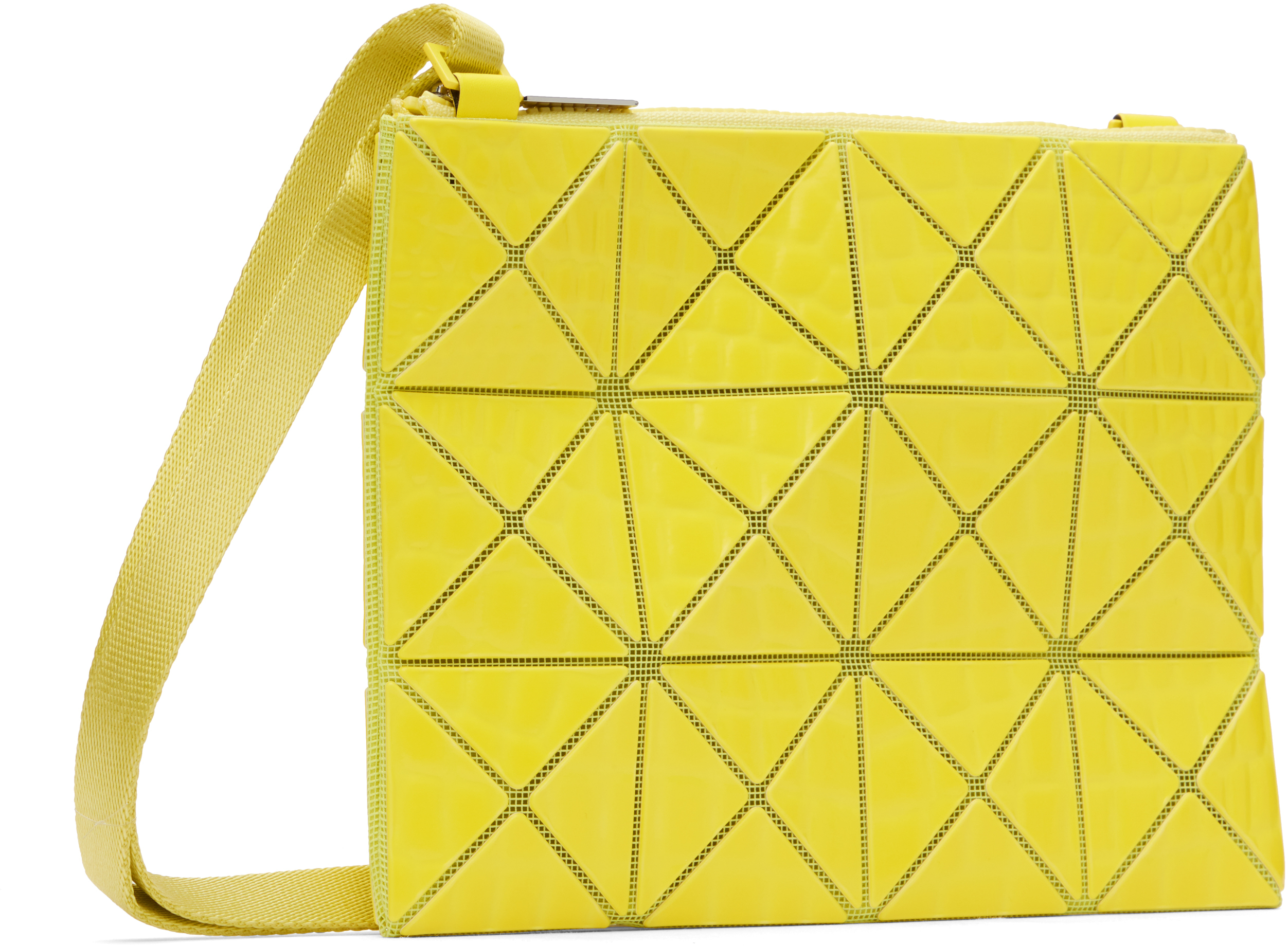 Bao Bao Issey Miyake Yellow Kaiju Bag