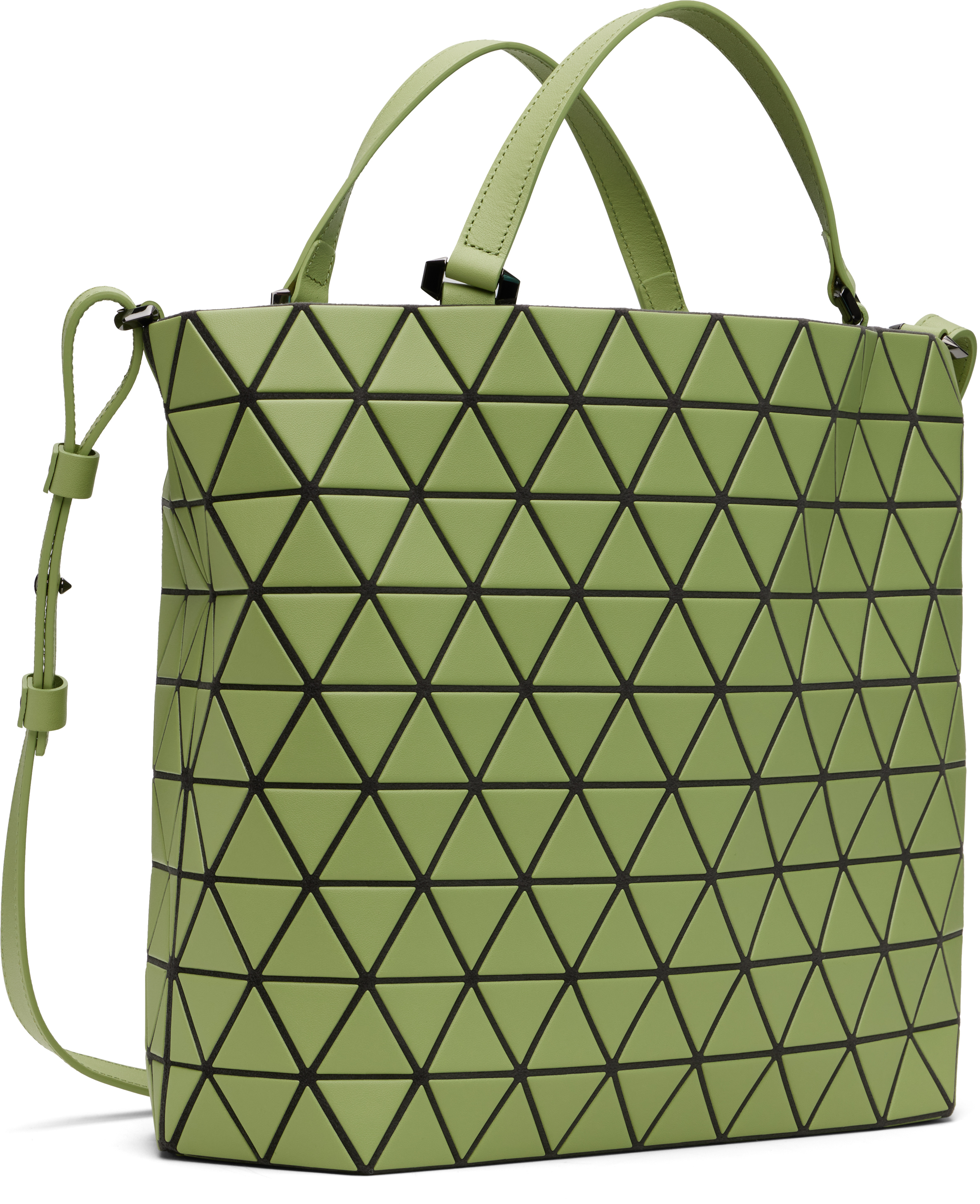Bao Bao Issey Miyake Green Crystal Matte Bag