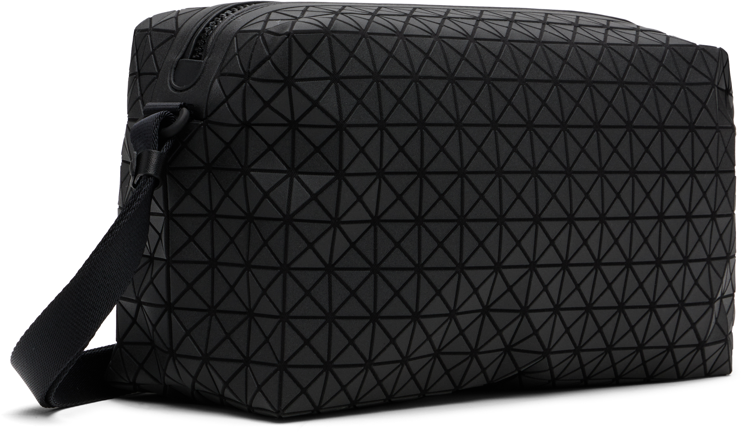 Bao Bao Issey Miyake Black Saddle Shoulder Bag