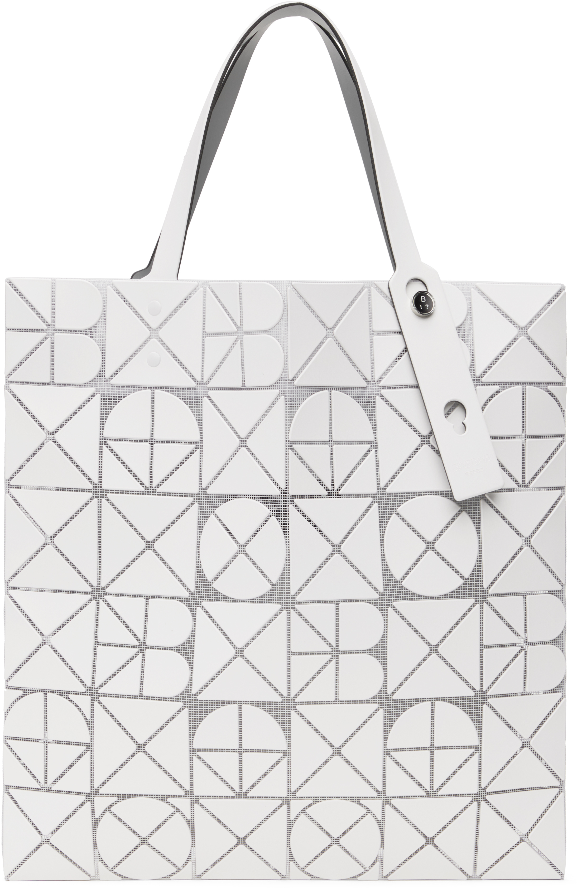 White Font Tote by BAO BAO ISSEY MIYAKE on Sale