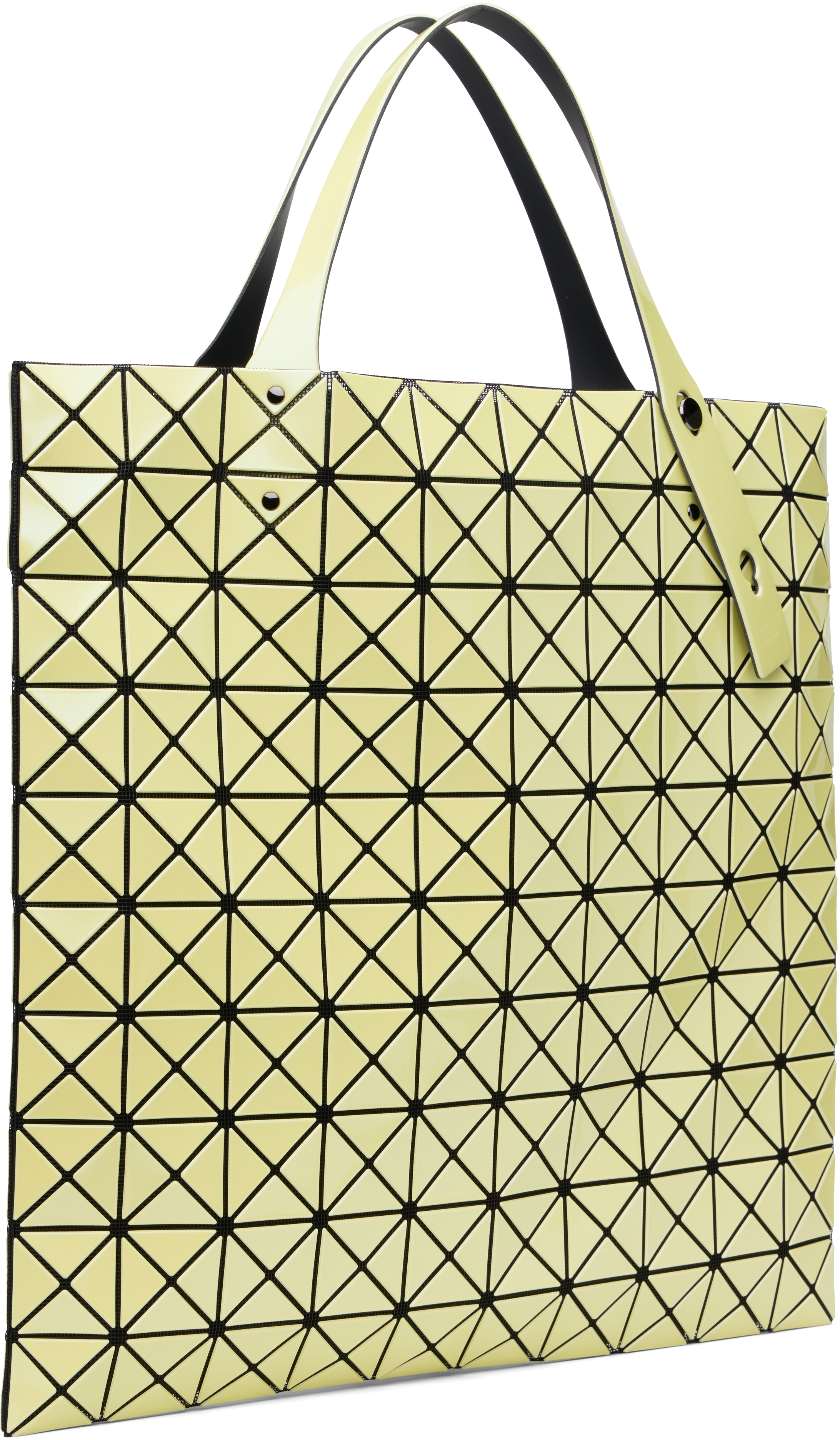 Yellow Prism Metallic Tote