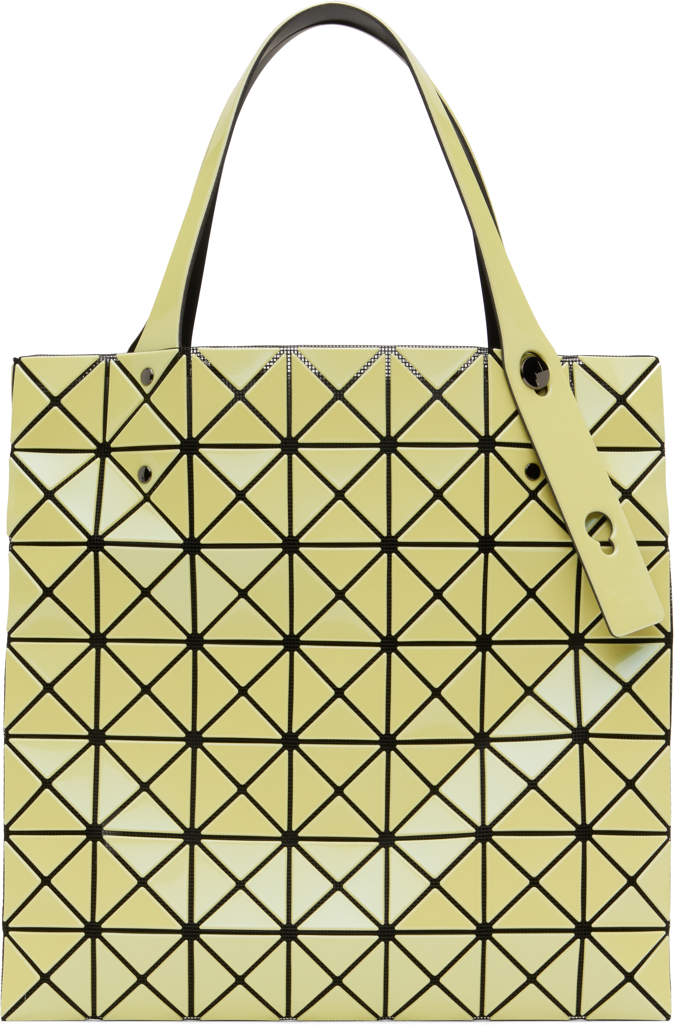 ◆BAOBAO ISSEY MIYAKE NEW◆CARAT ハンドバッグ/Yellow◆ Yellow Carat Small Bag by BAO BAO ISSEY MIYAKE on Sale