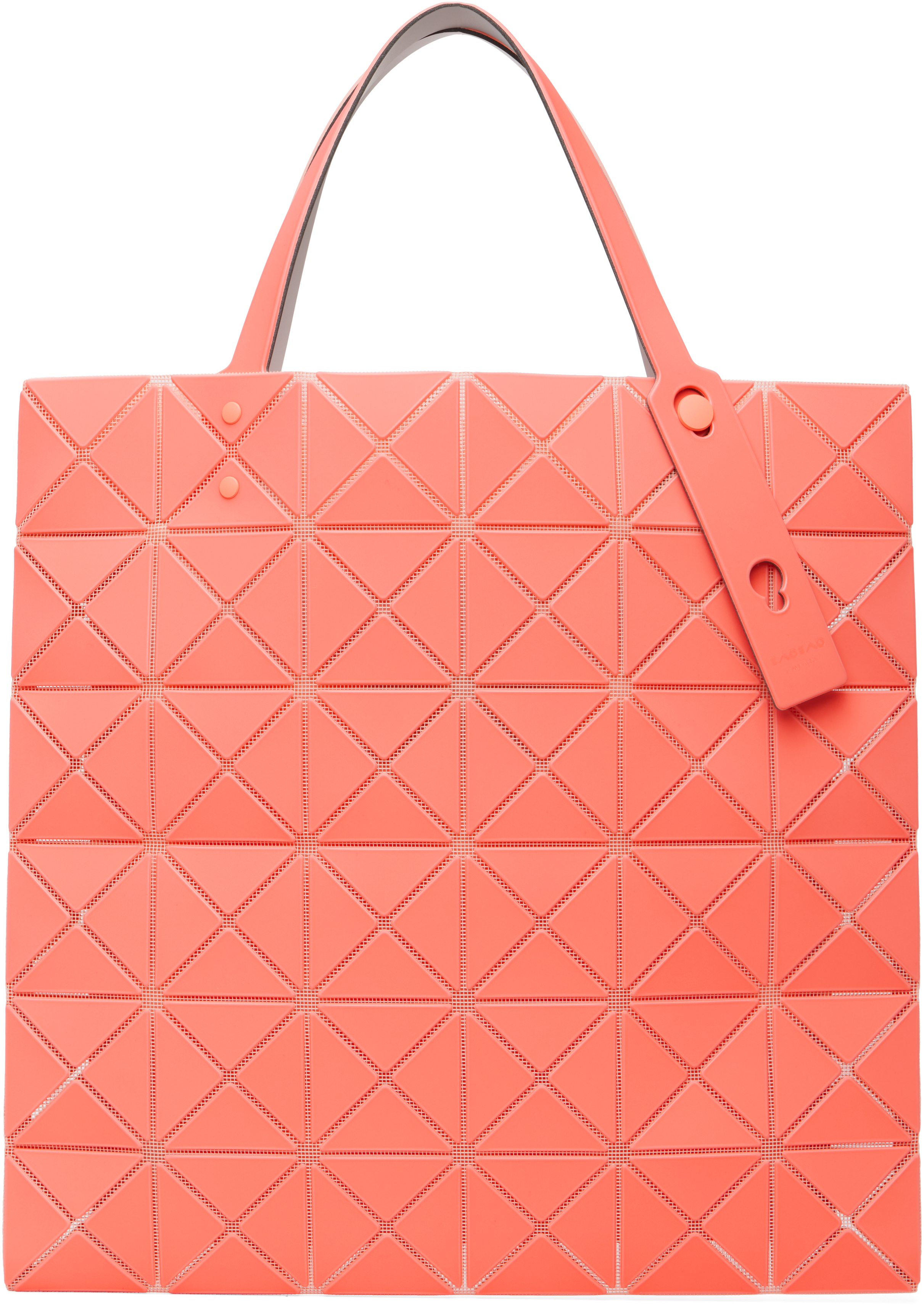 Bao Bao Issey Miyake Orange Lucent W Color Tote