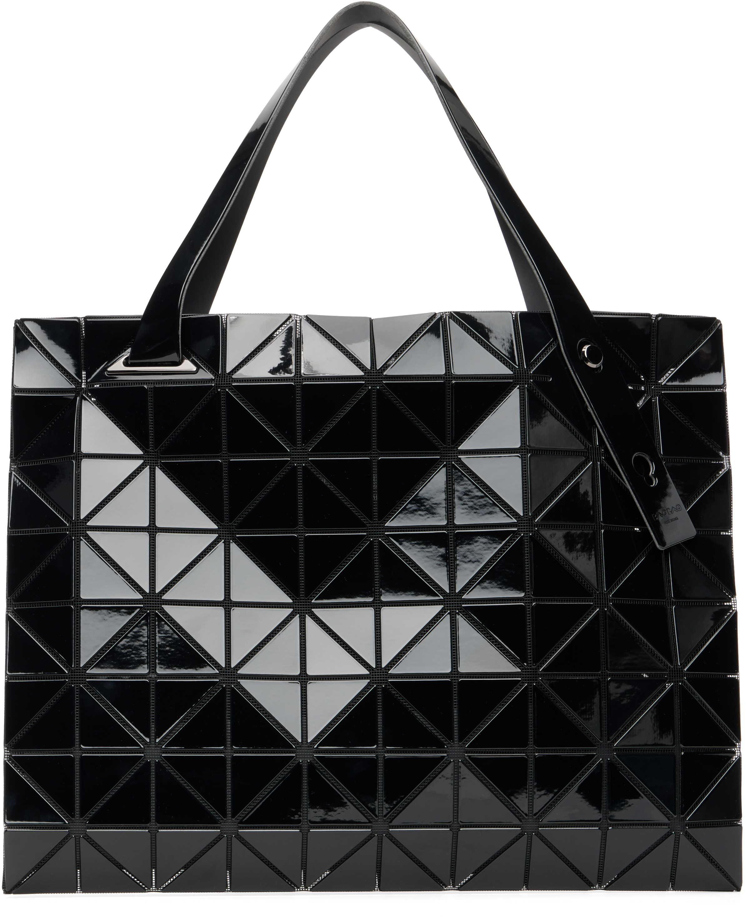 BAO BAO ISSEY MIYAKE: Black Carton Tote | SSENSE