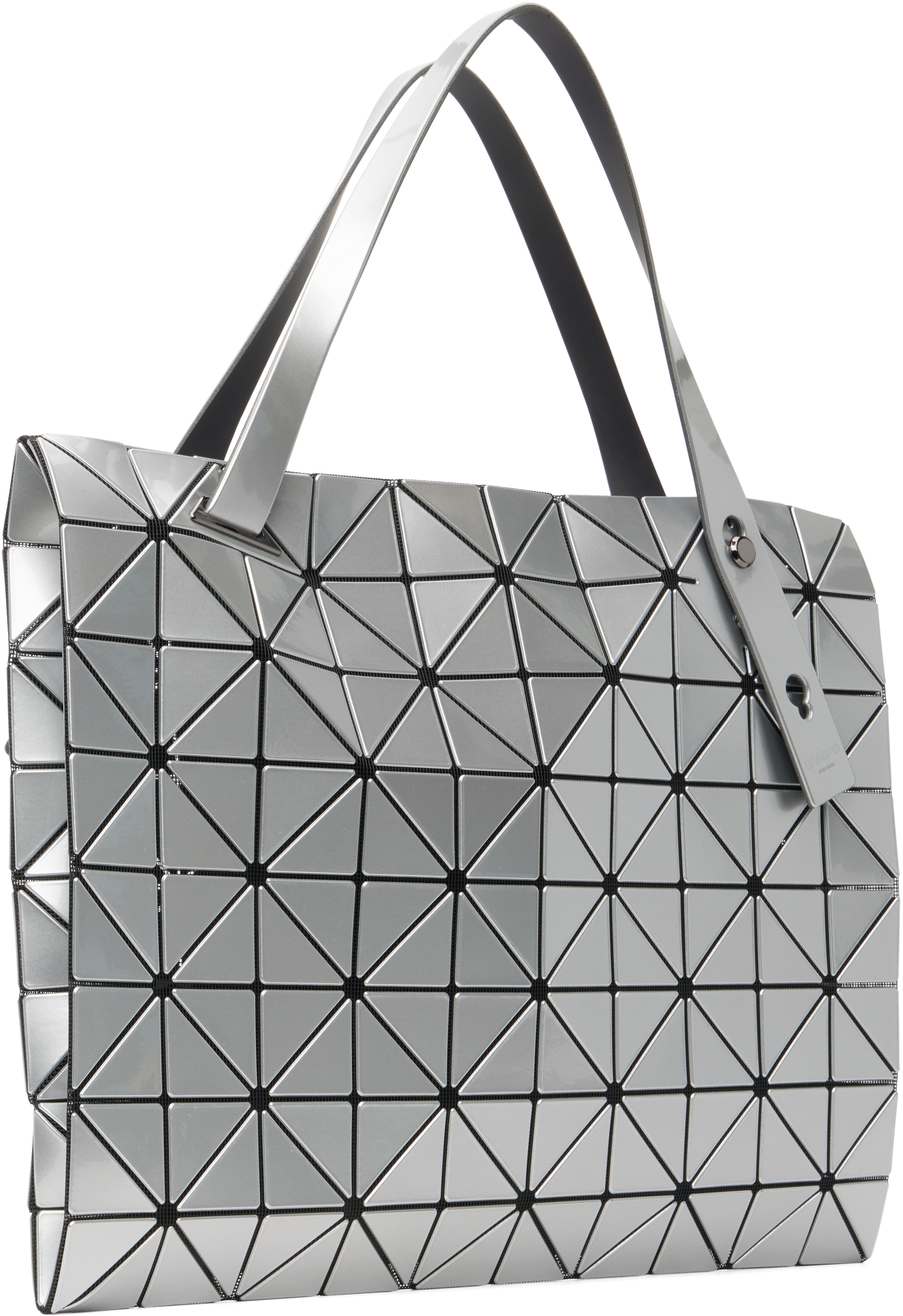 Bao Bao Issey Miyake Silver Carton Tote In Silver