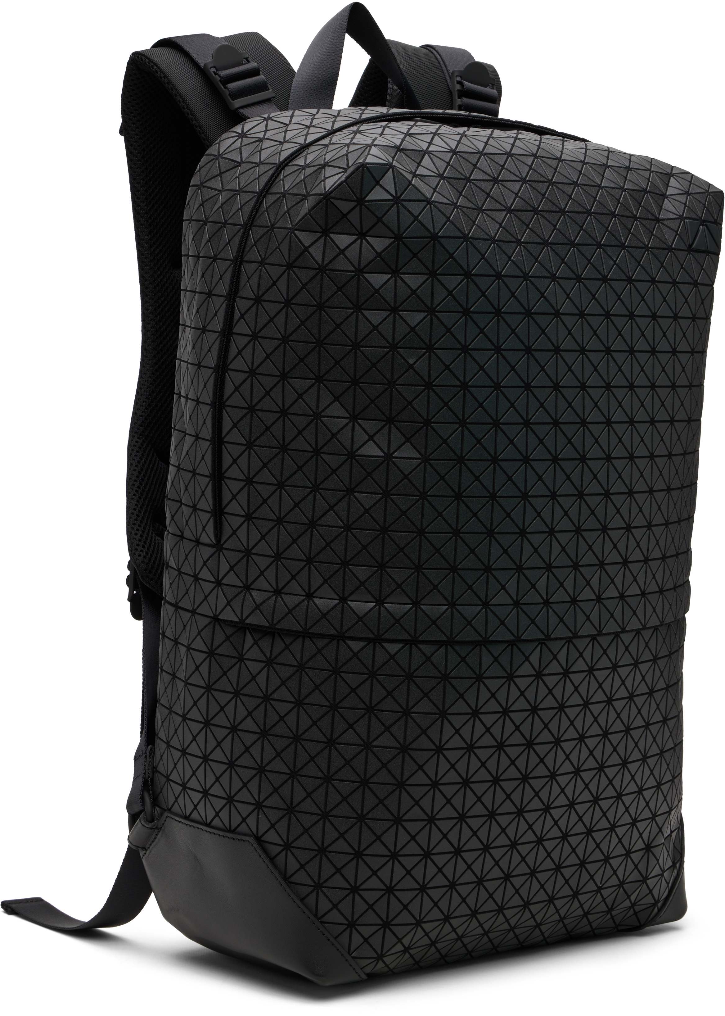 Bao Bao Issey Miyake Black Liner Backpack In Black