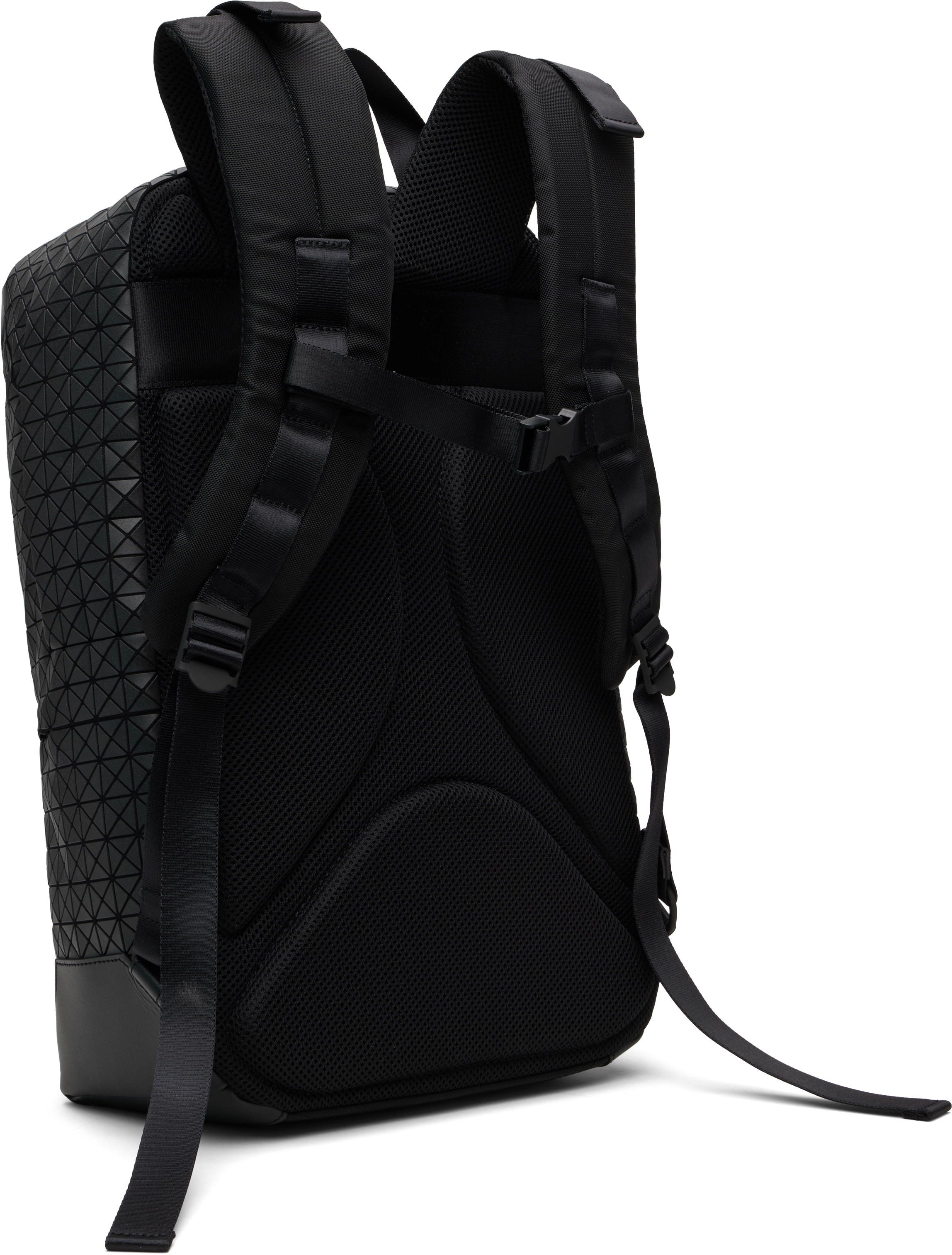 Bao Bao Issey Miyake Black Liner Backpack In Black