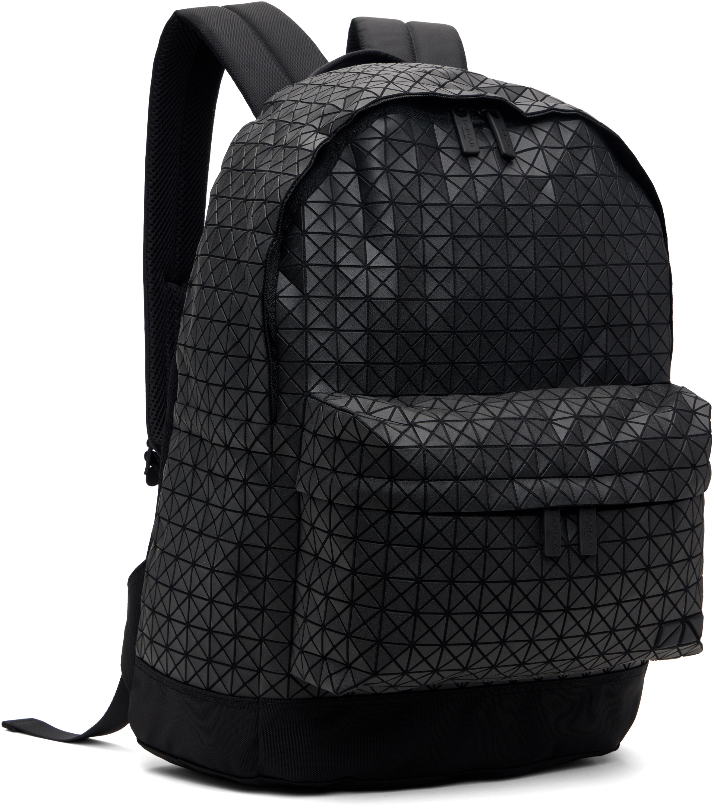 Bao Bao Issey Miyake Black Daypack Backpack In Black