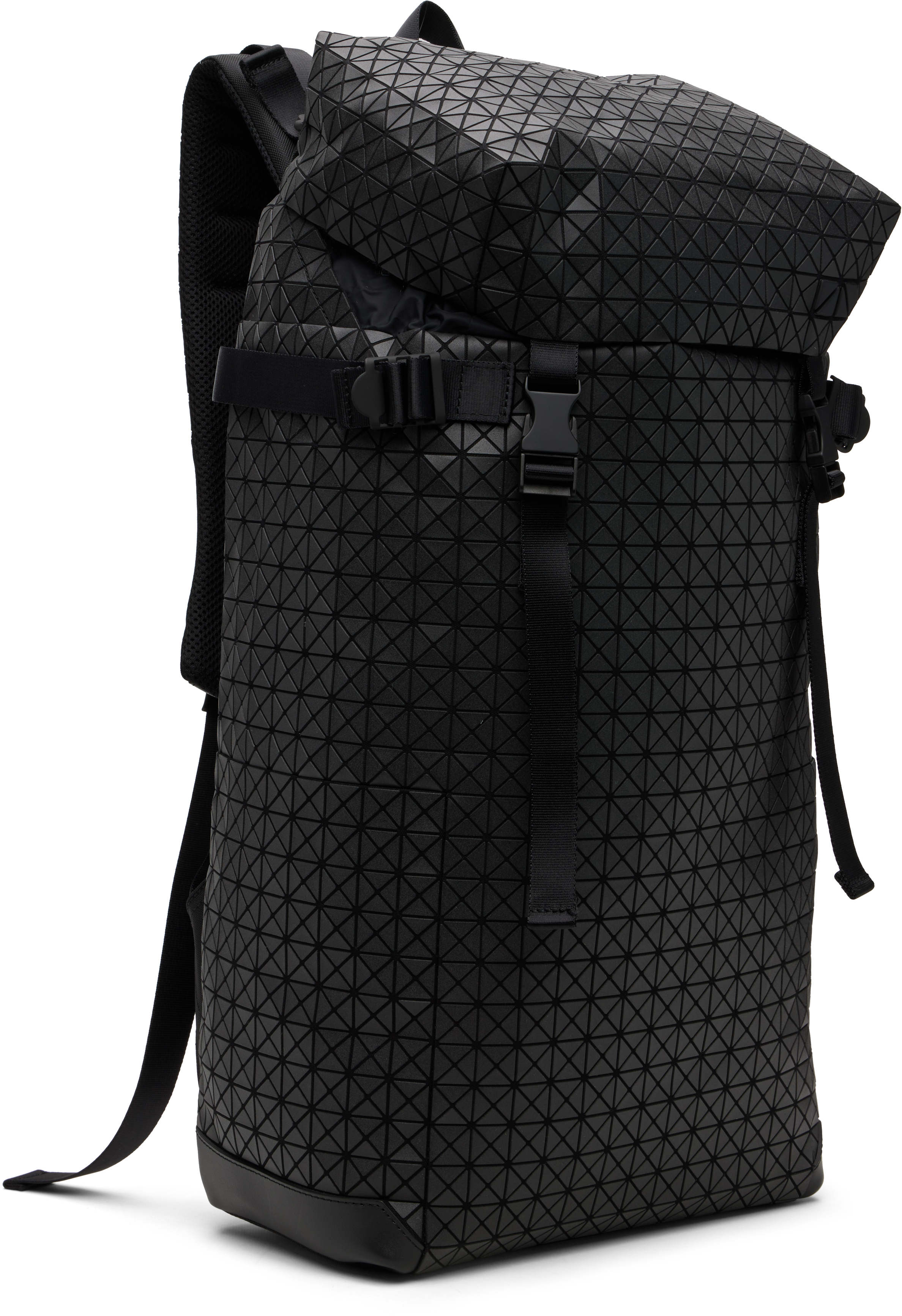 Bao Bao Issey Miyake Black Hiker Backpack In Black