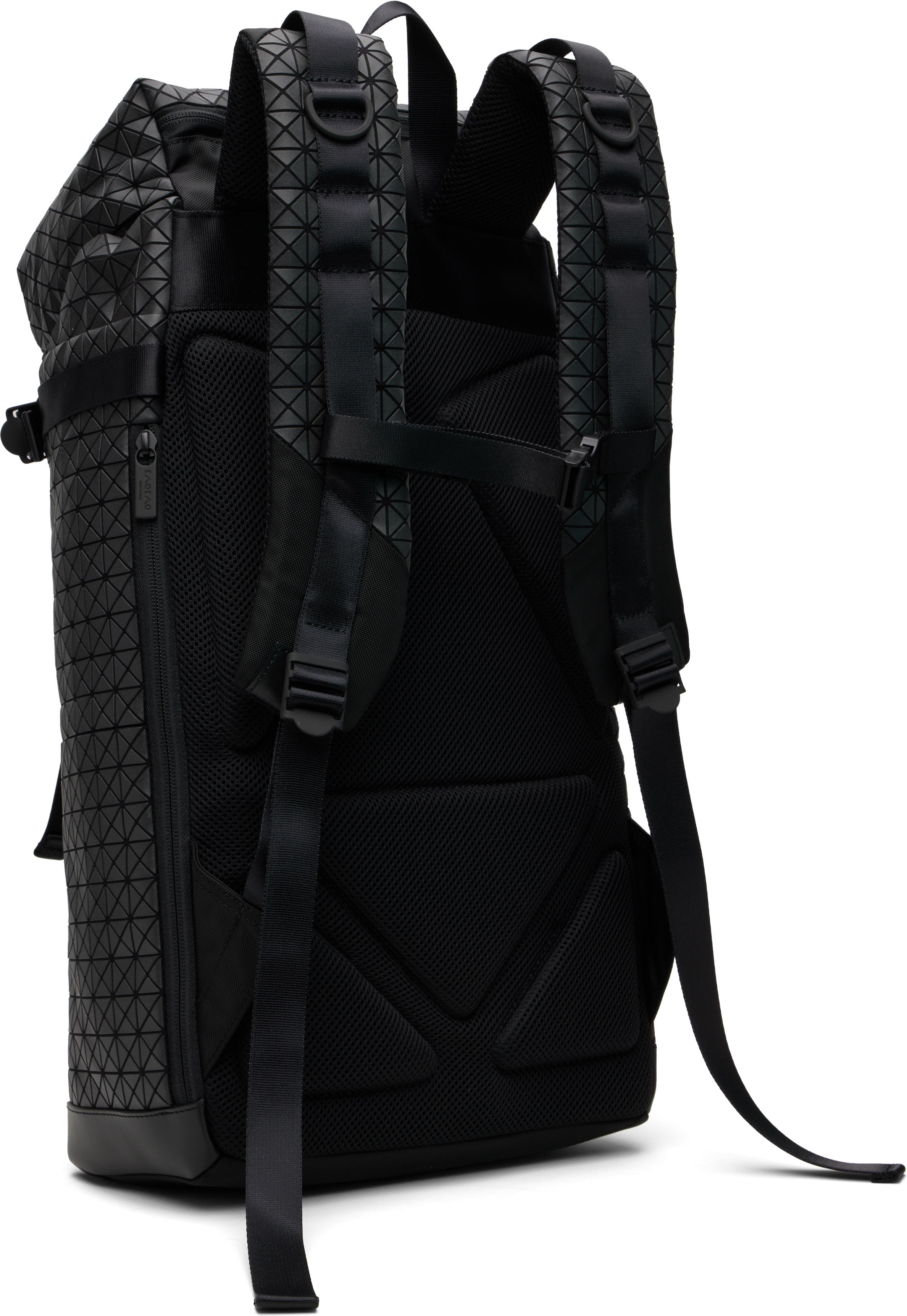 Bao Bao Issey Miyake Black Hiker Backpack In Black
