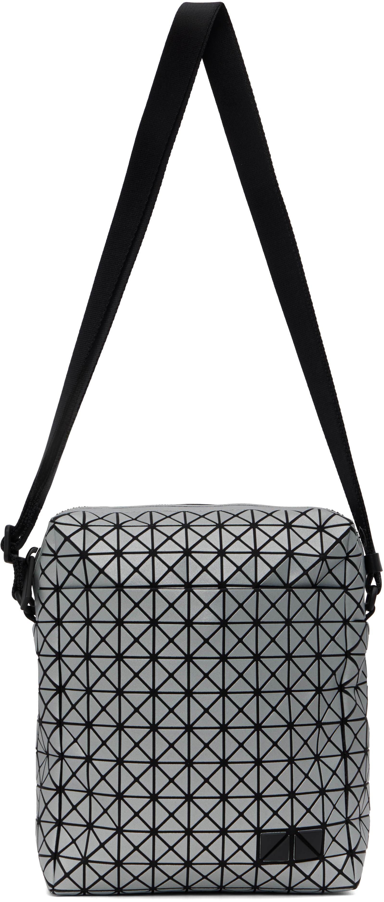 Bao Bao Issey Miyake Voyager Reflector Shoulder Bag In Gray