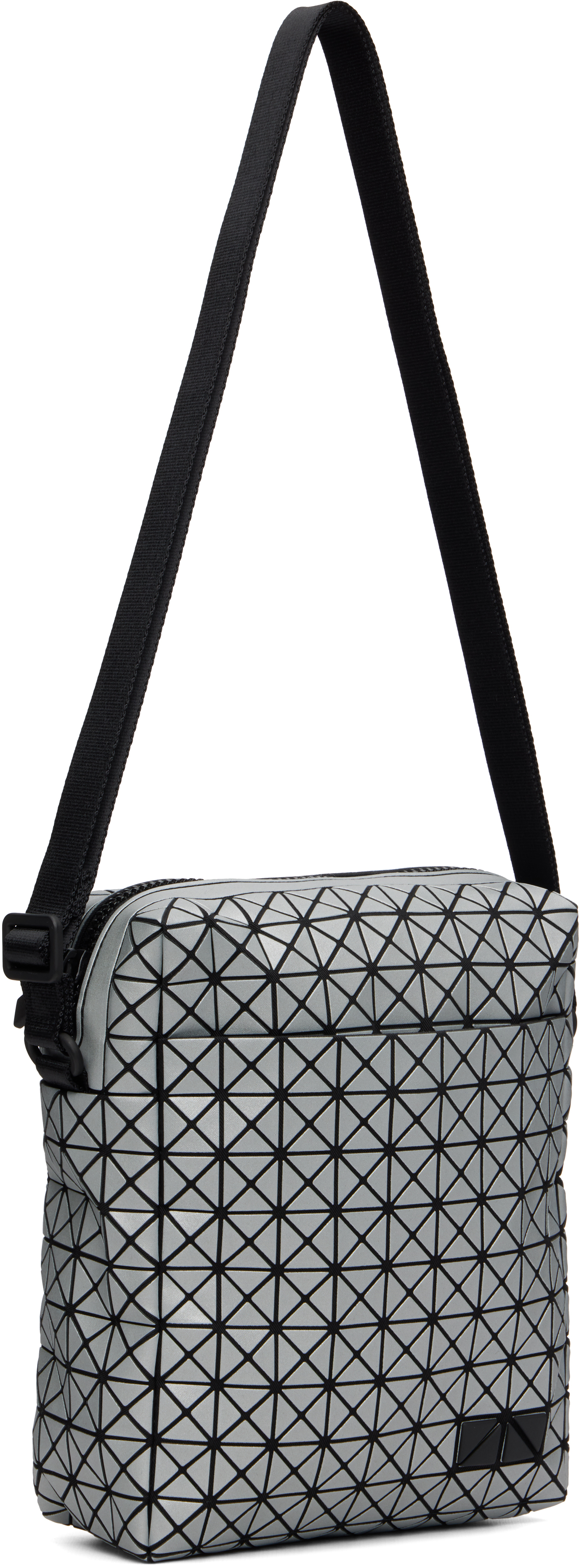 Bao Bao Issey Miyake Voyager Reflector Shoulder Bag In Gray