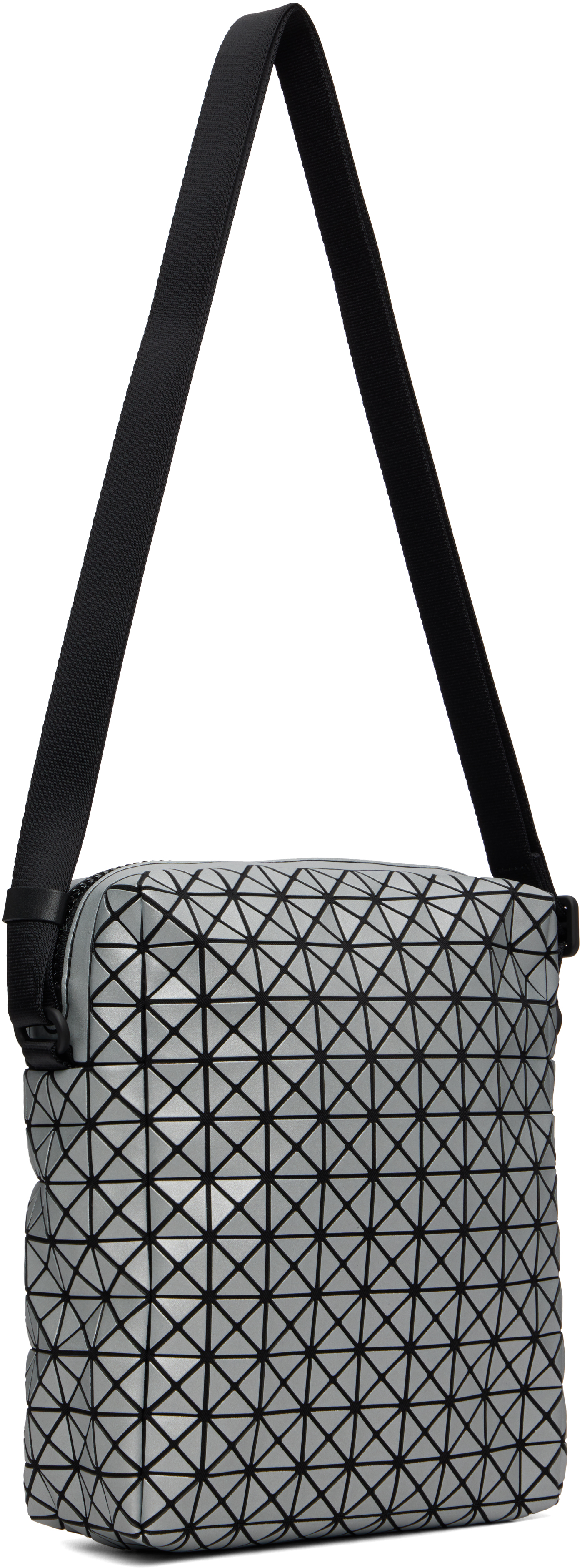 Bao Bao Issey Miyake Voyager Reflector Shoulder Bag In Gray