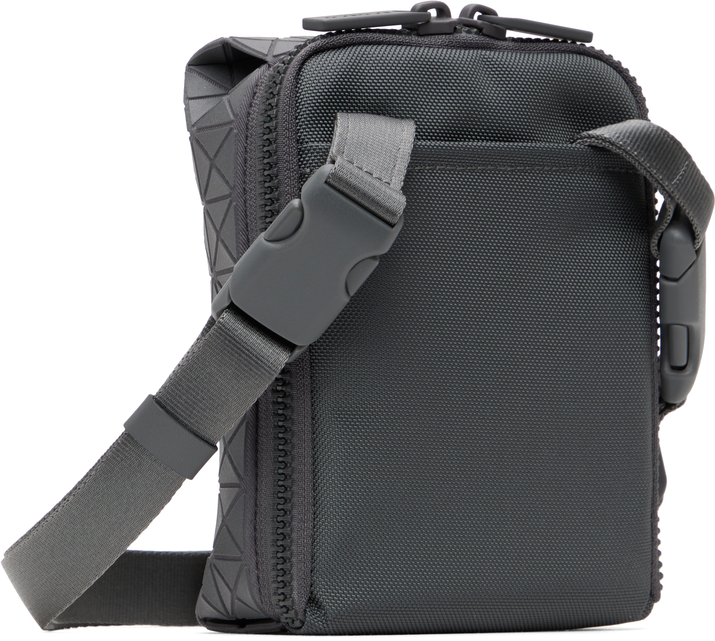 Gray Beetle One-Tone Shoulder Bag