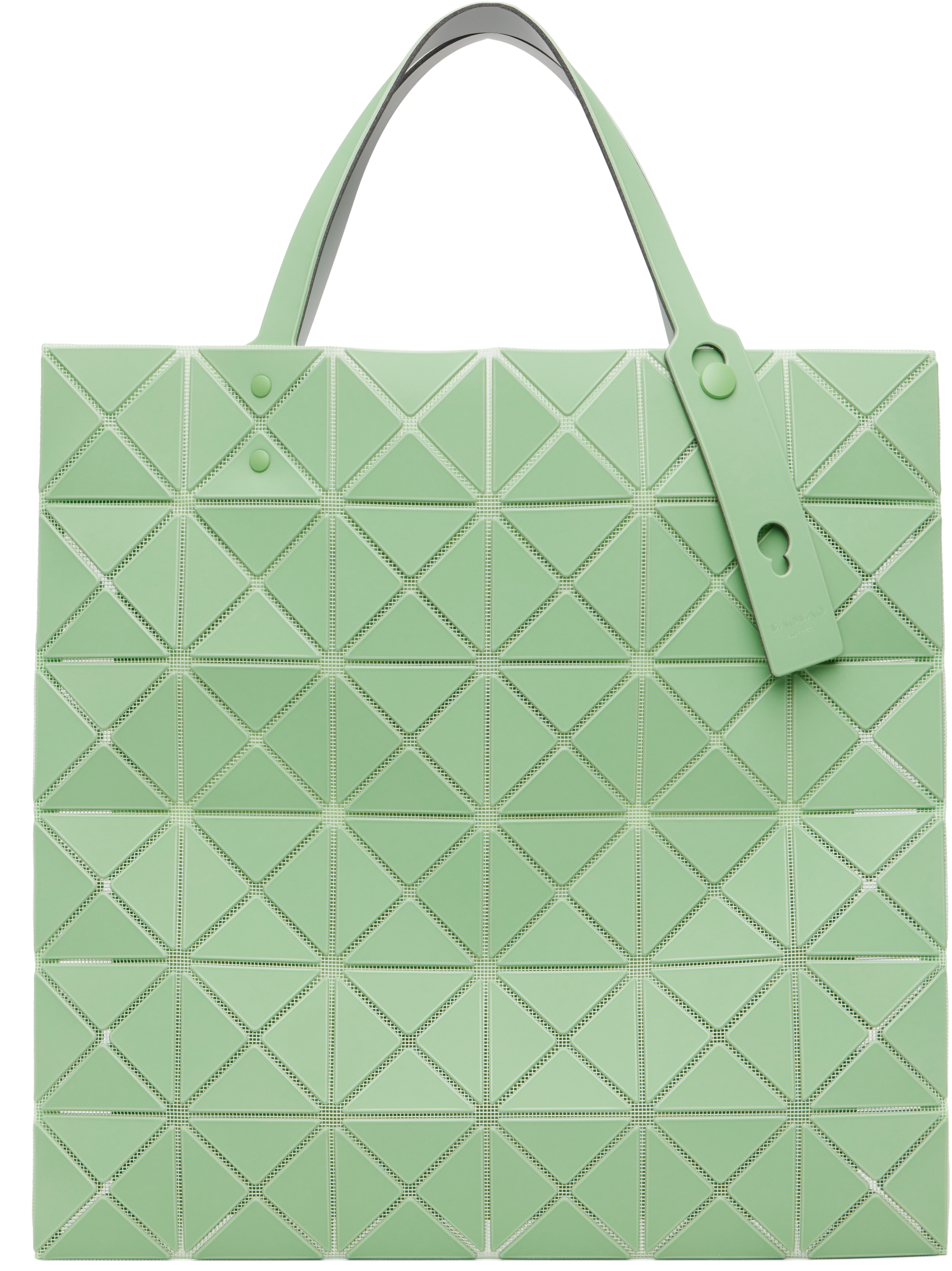 Green Lucent W Color Tote by BAO BAO ISSEY MIYAKE on Sale