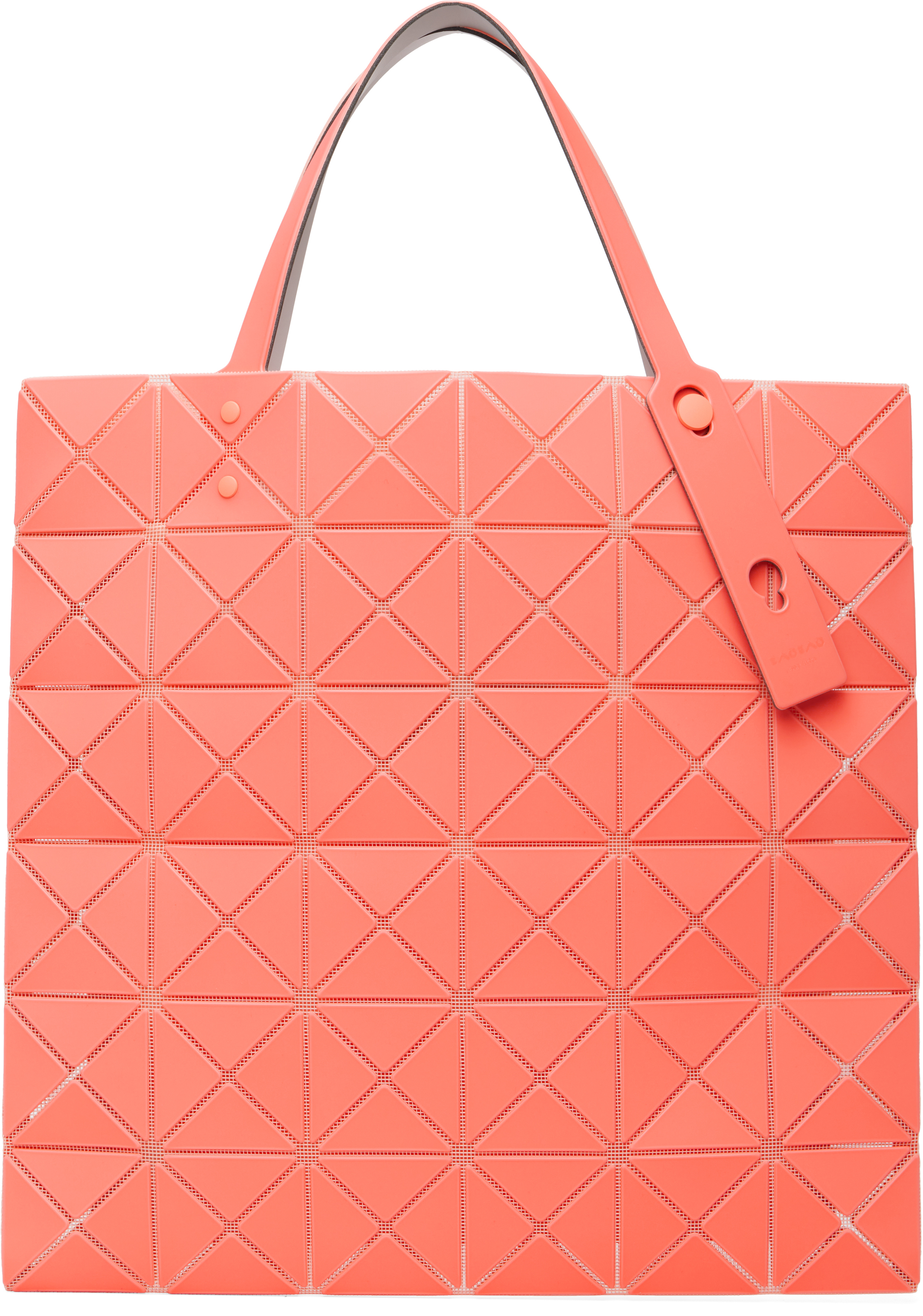 Bao Bao Issey Miyake Orange Lucent W Color Tote