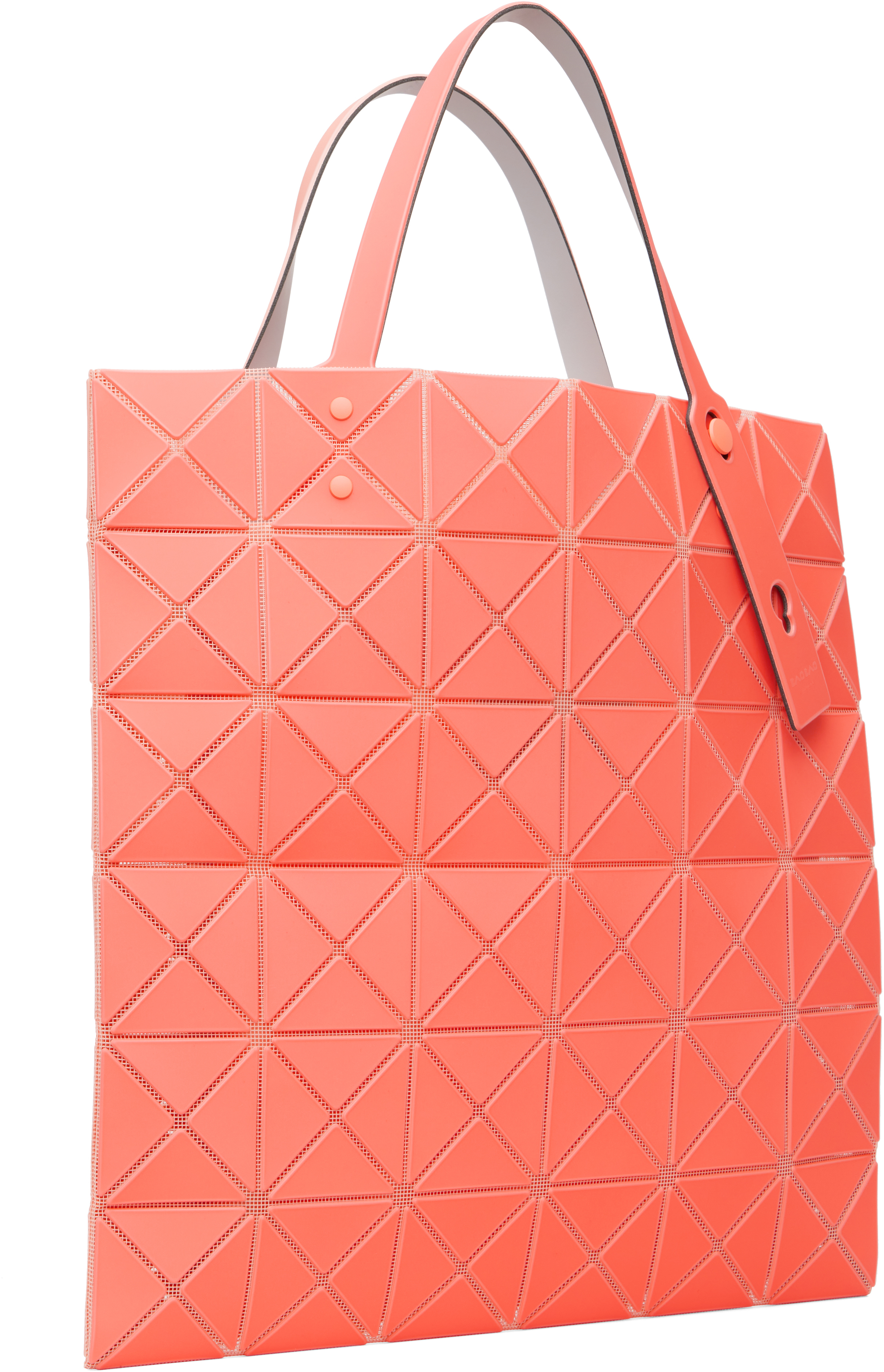 Bao Bao Issey Miyake Orange Lucent W Color Tote
