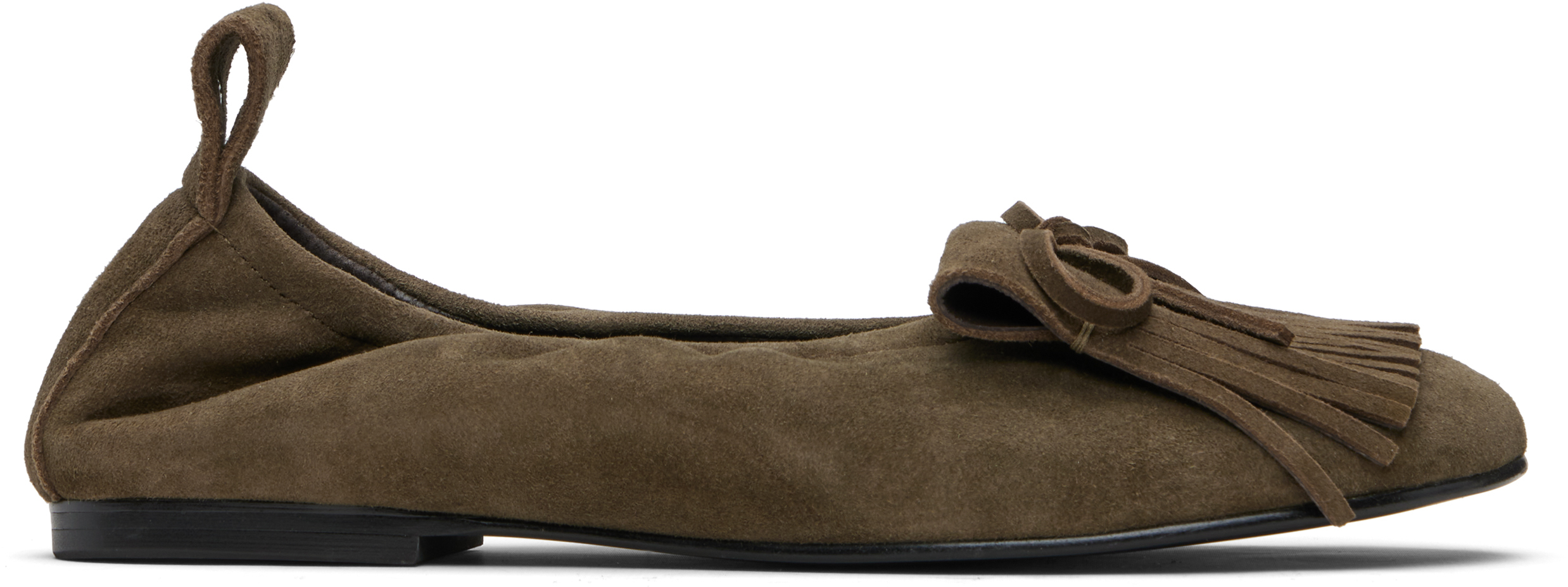 Open Yy ballerina flats for Women | SSENSE