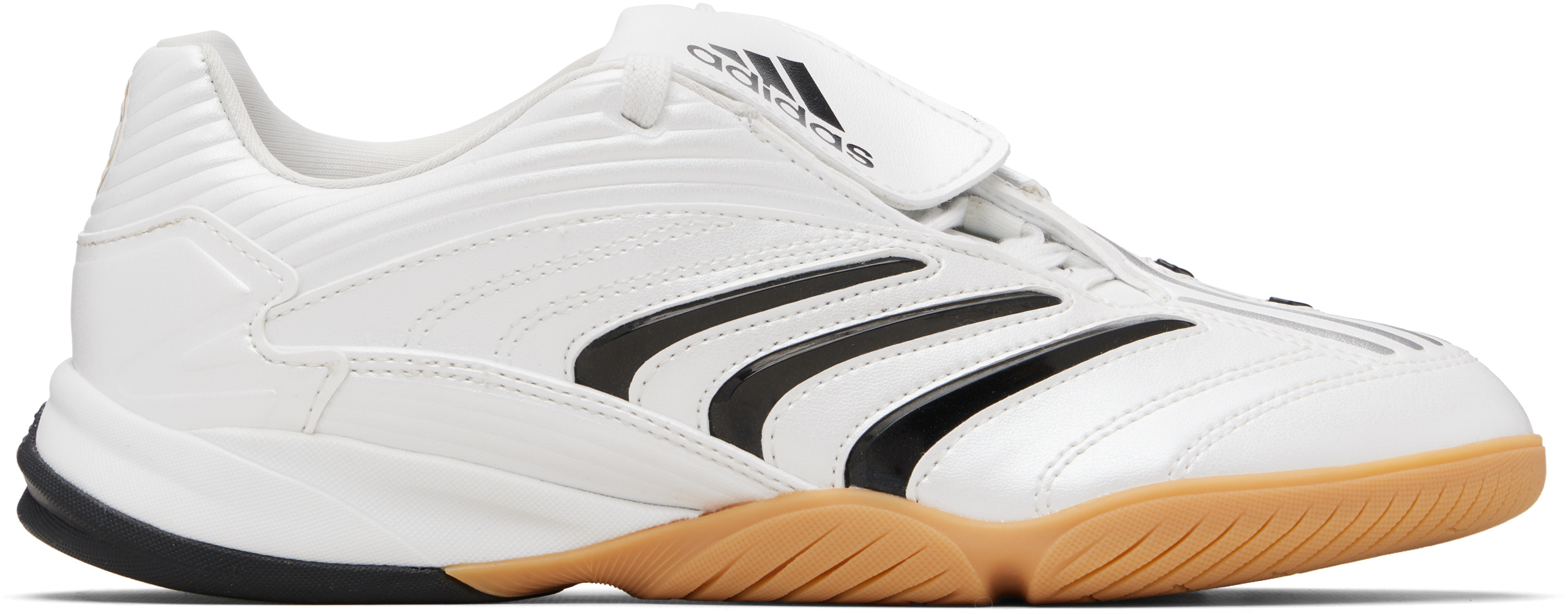 adidas Originalsのホワイト Predator Sala フェイクレザー スニーカー 