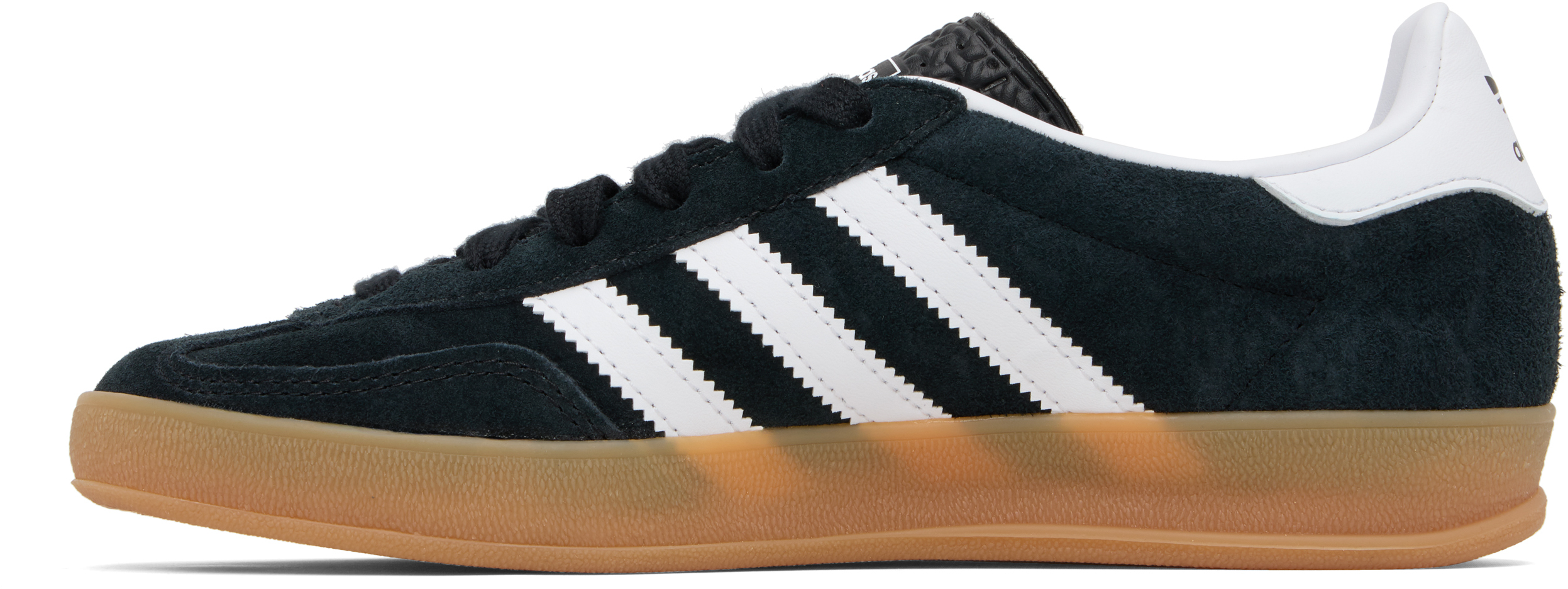 Adidas Originals Gazelle Sneakers With Rubber Sole And Contrasting Heel In Black