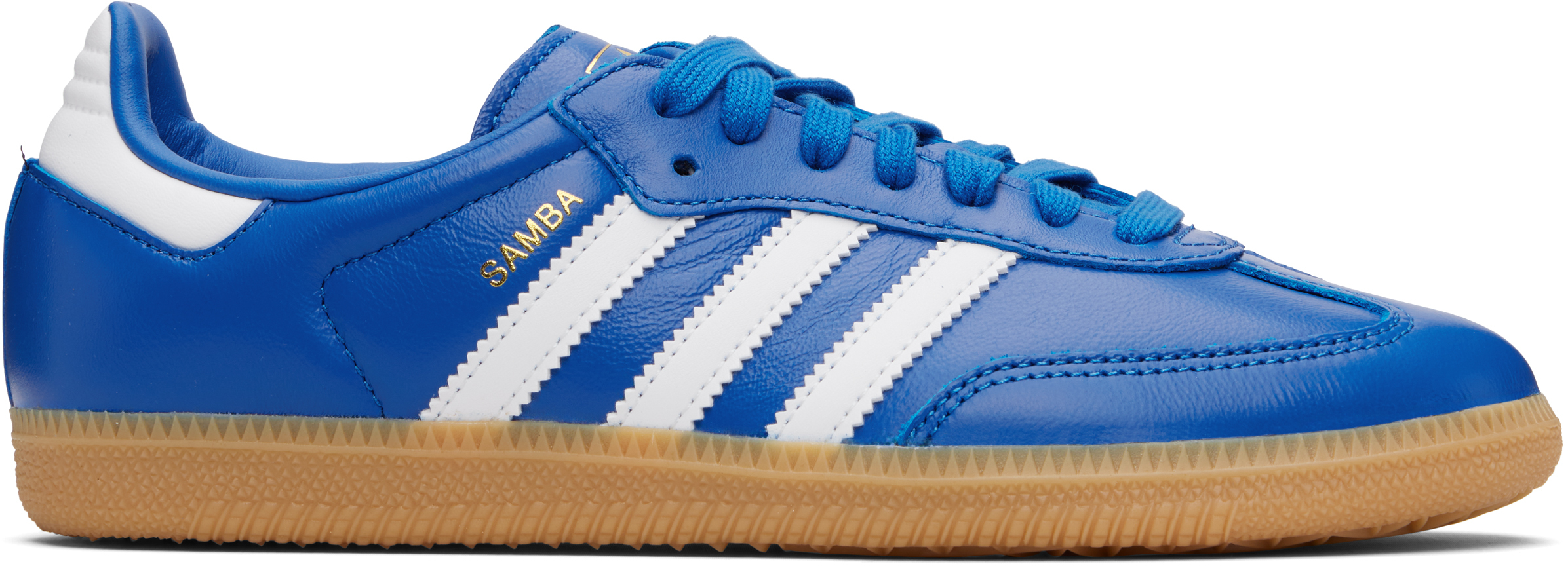 Blue & White Samba OG Sneakers