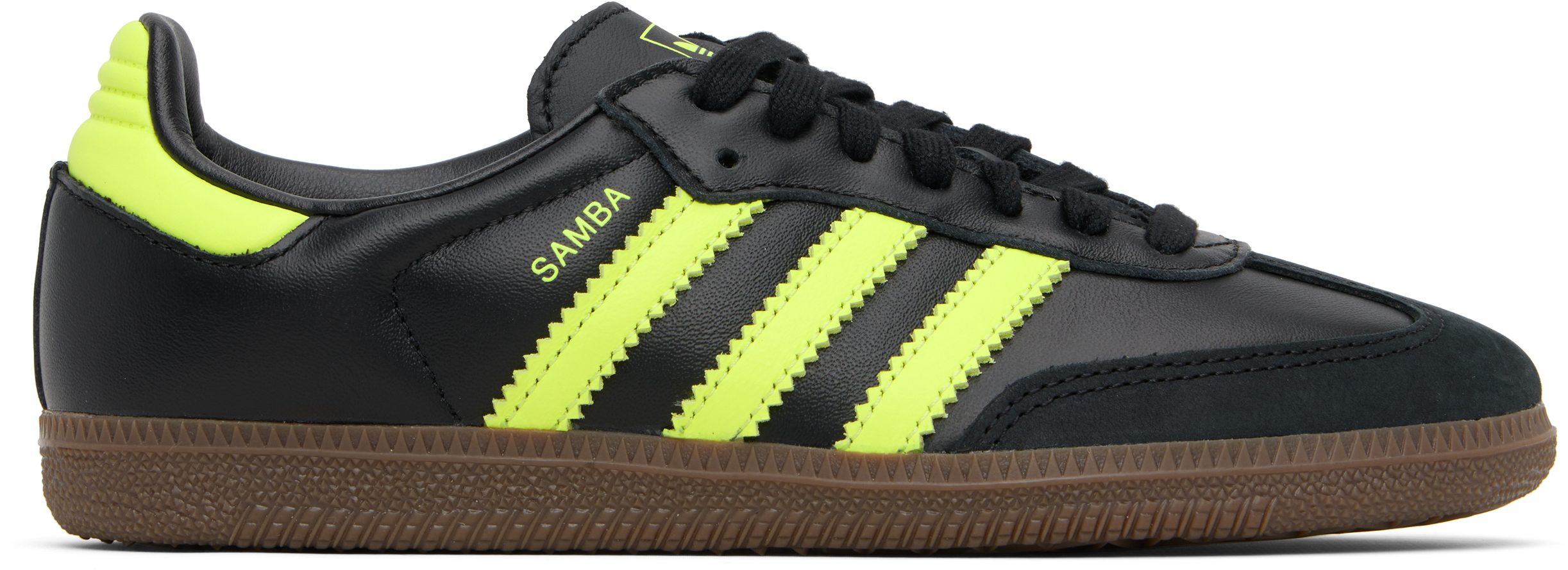 Black & Green Samba OG Sneakers