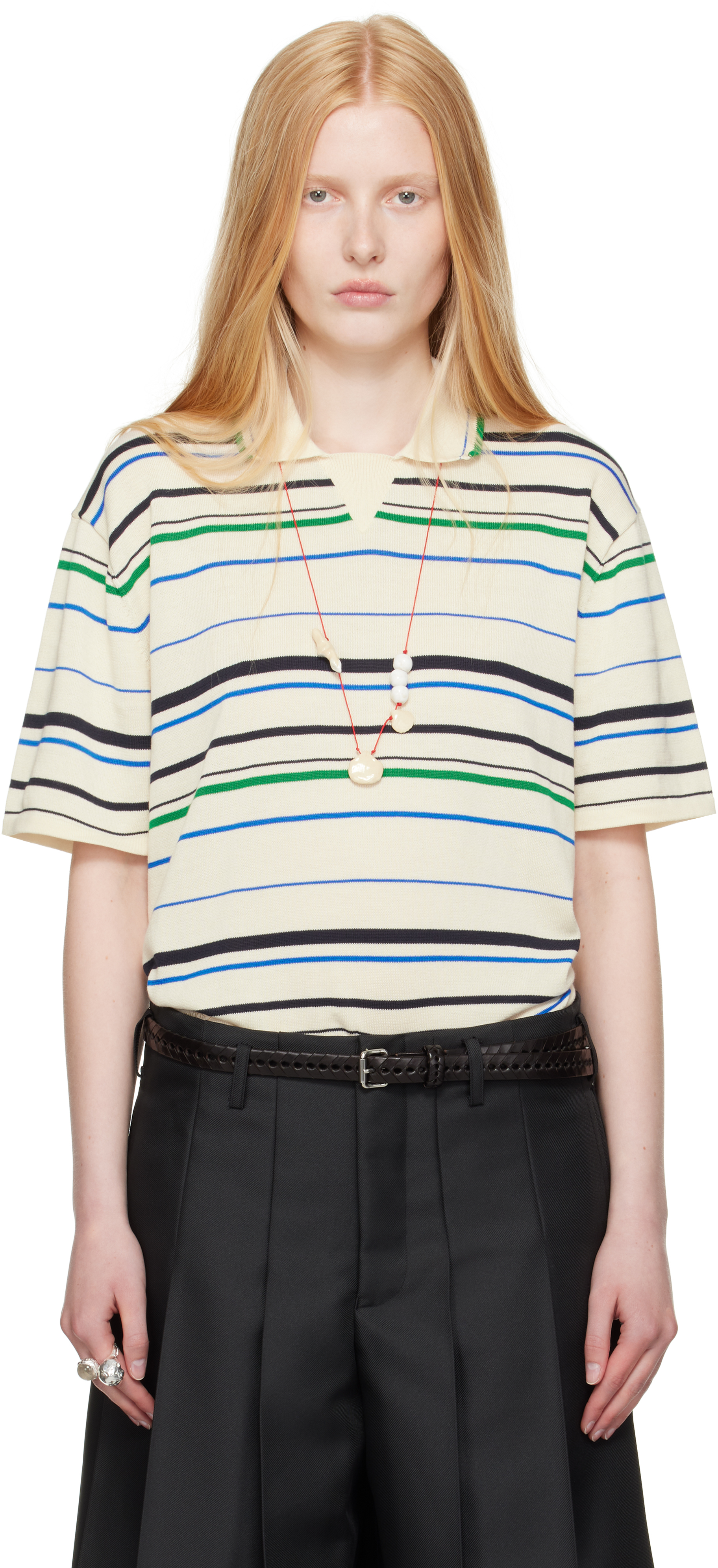 Wales Bonner: ベージュ adidas Originalsエディション ニット