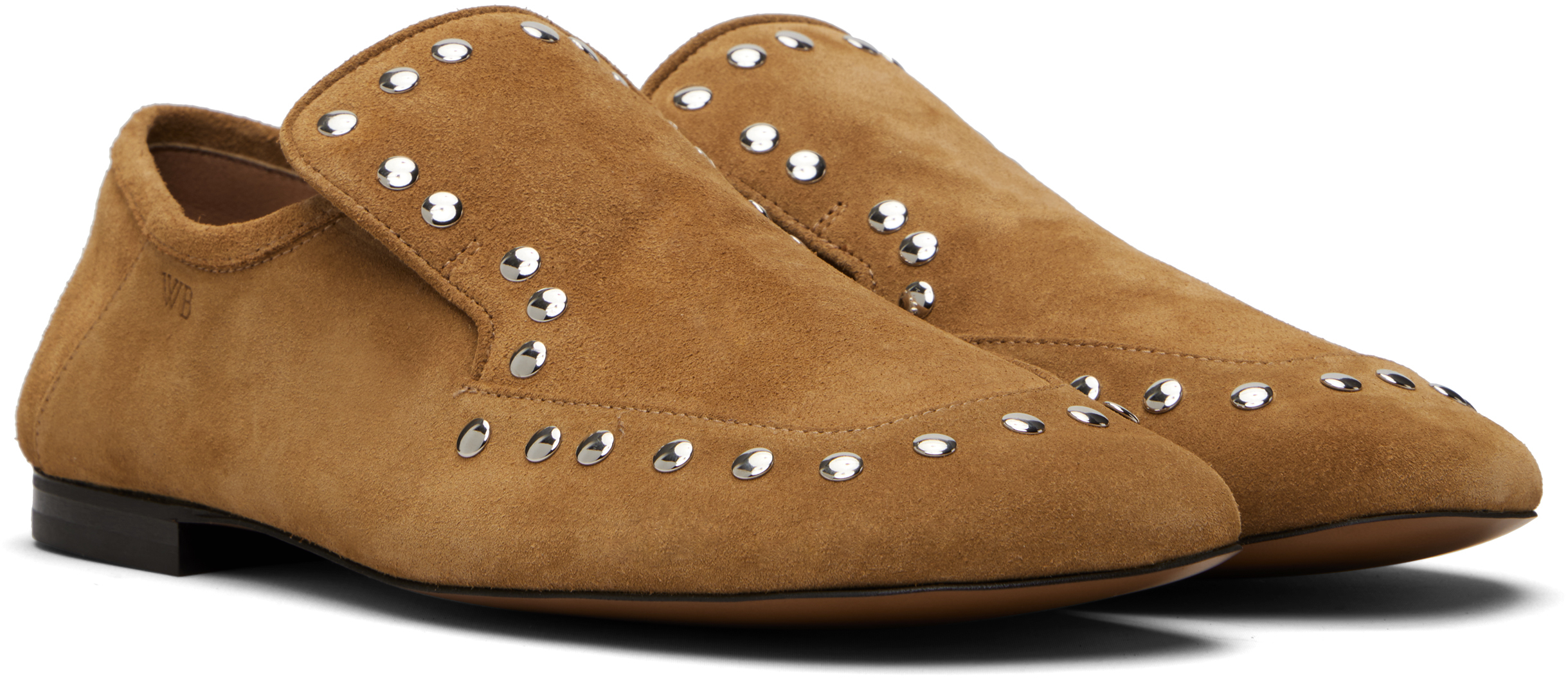 Wales Bonner Tan Dakar Loafers In Multi