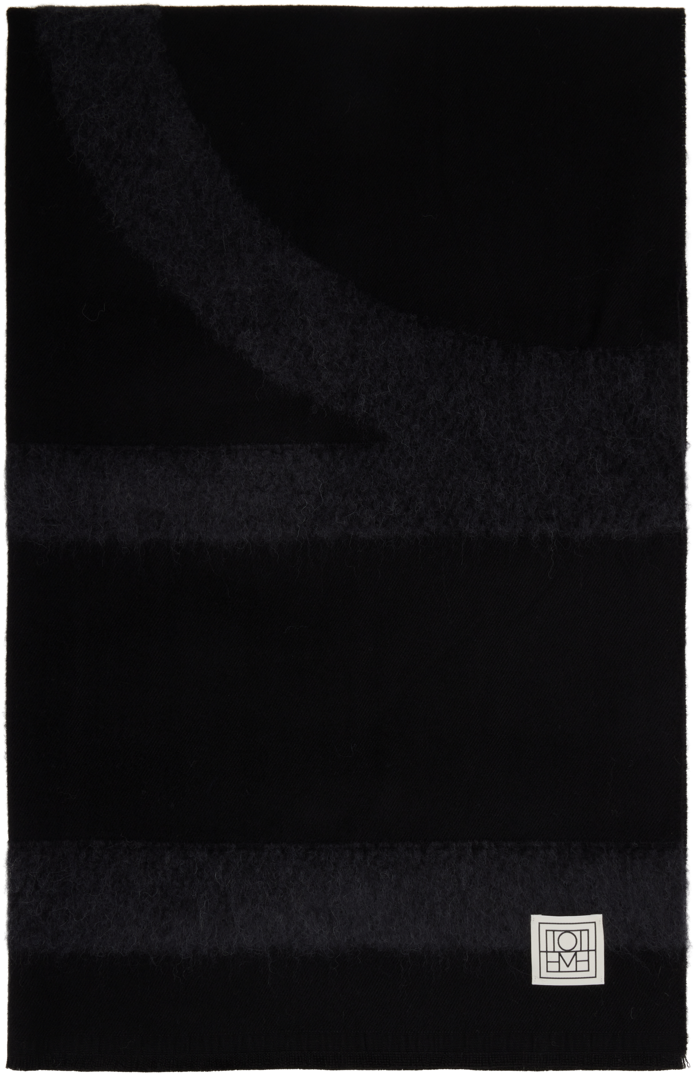 【極美品】TOTEM ブラック マフラー 楽天市場】トーテム TOTEME マフラー レディース 214881807 200 black