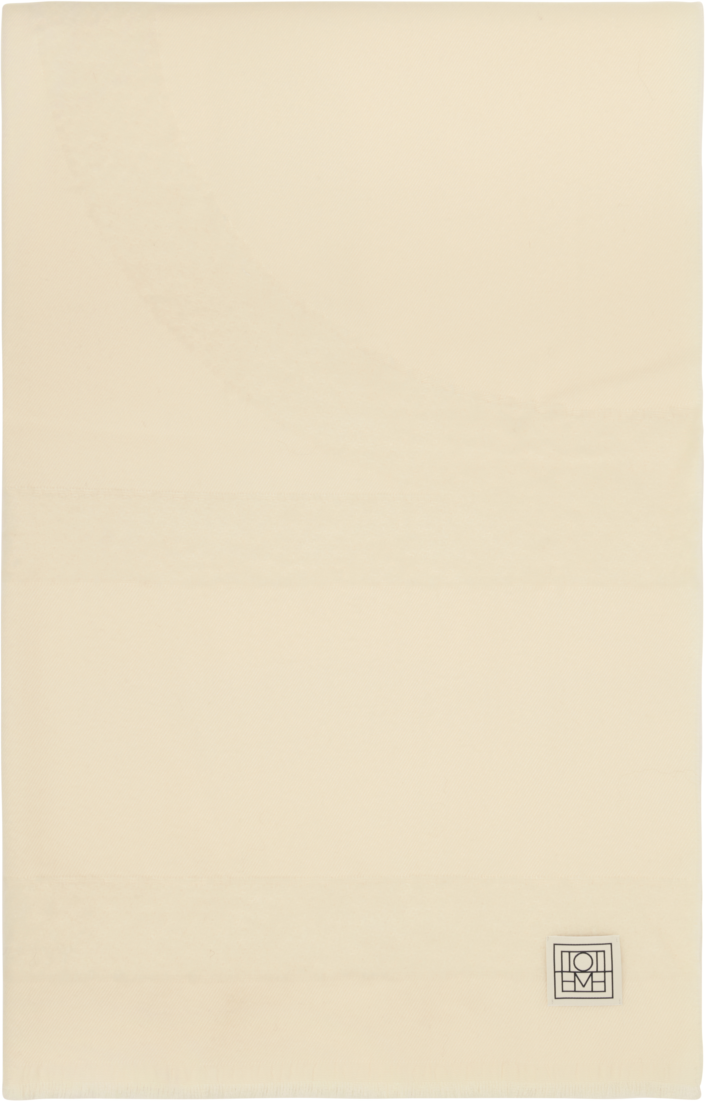 Totême Off-white Monogram Twill Scarf In Neutral