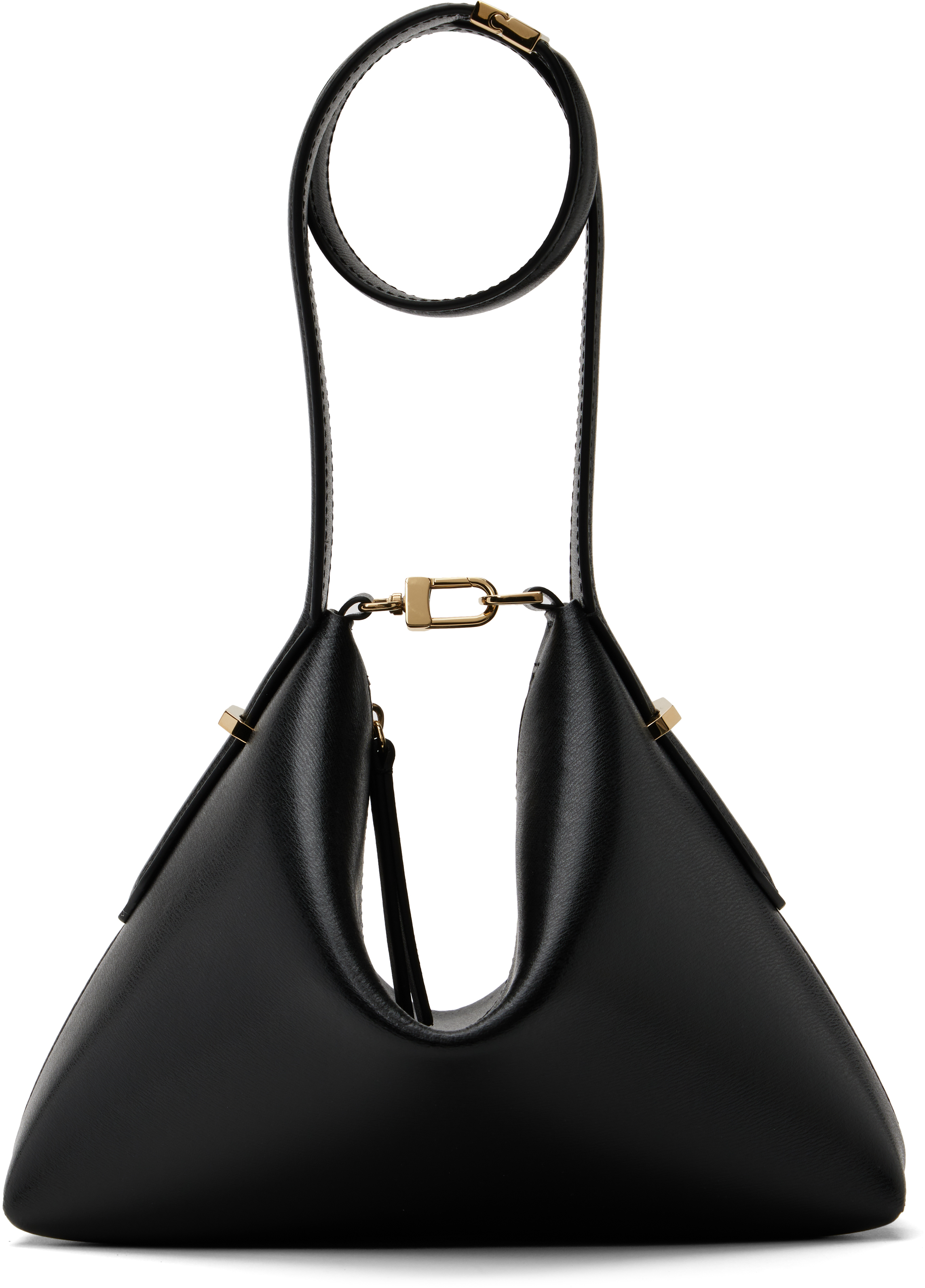 人気！TOTEME ブラック Bevel レザー リスレット クラッチバッグ TOTEME: ブラック Bevel レザー リスレット クラッチバッグ