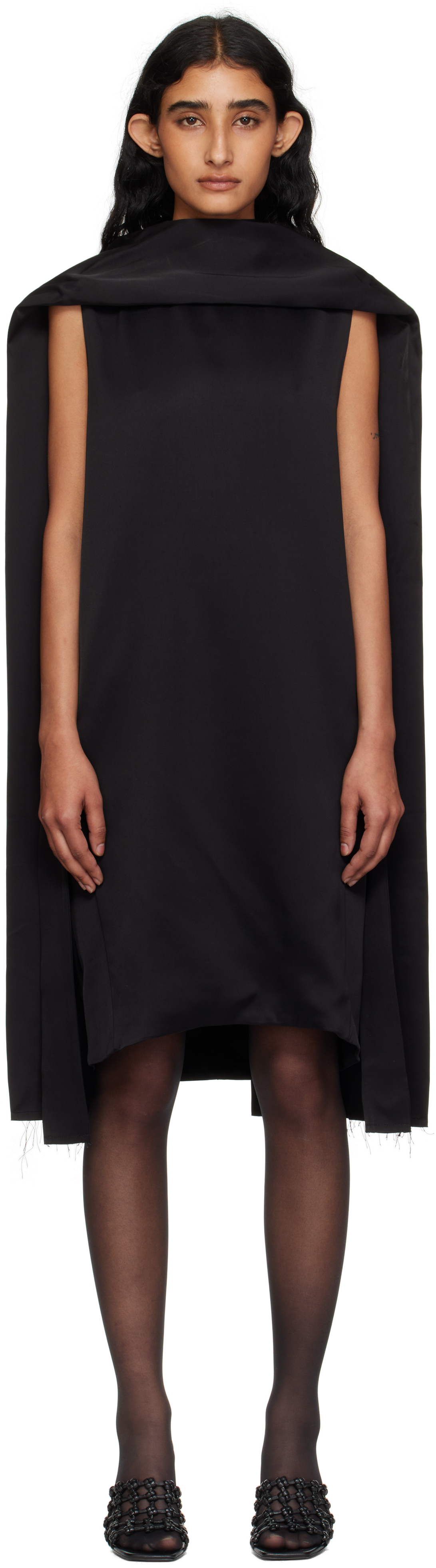 Off-White Cocoon Scarf Minidress