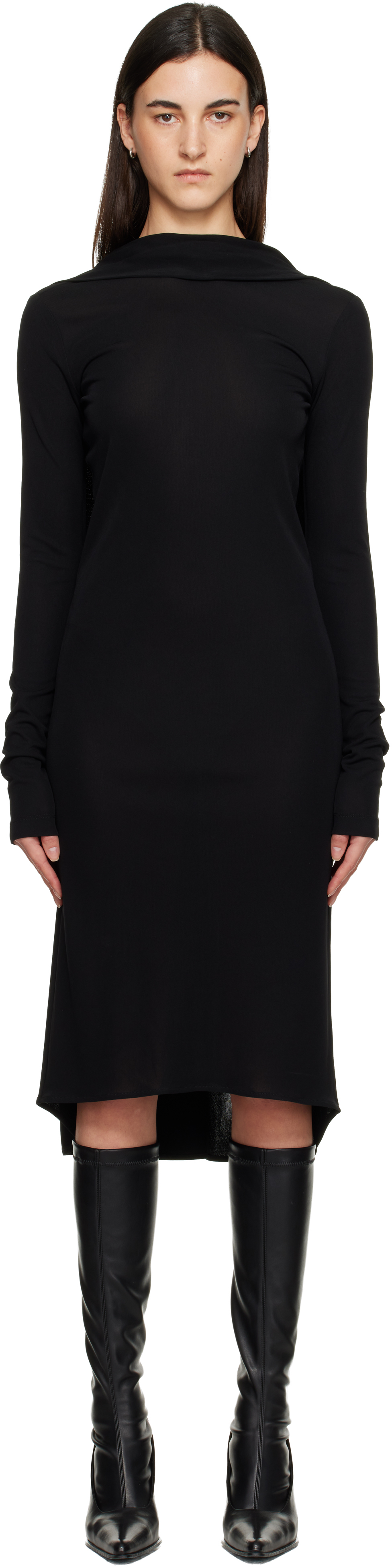 mac duggal midi dresses on sale Sequined V-Neck Short Puff Sleeve Midi Dress