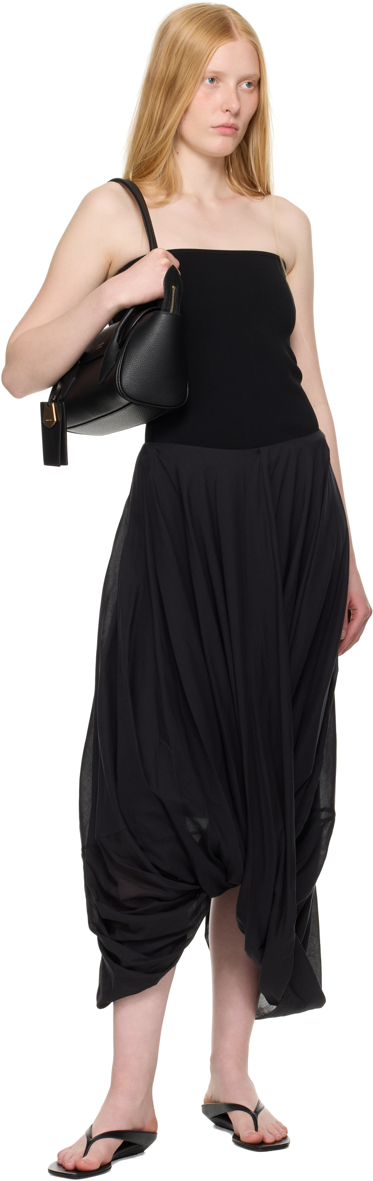 Totême Cocoon Skirt In Black