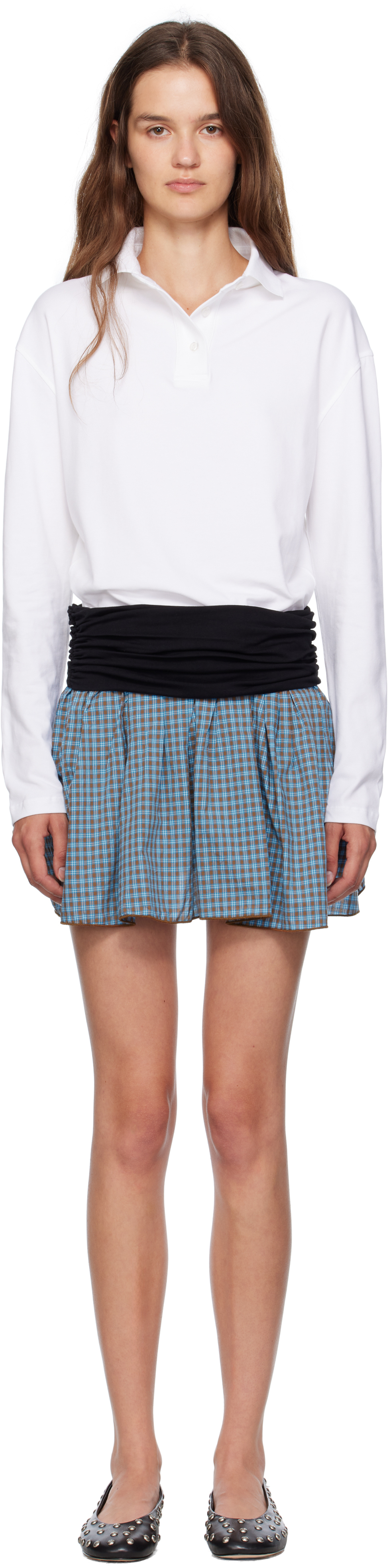 Gimaguas White Chico Minidress In Multi