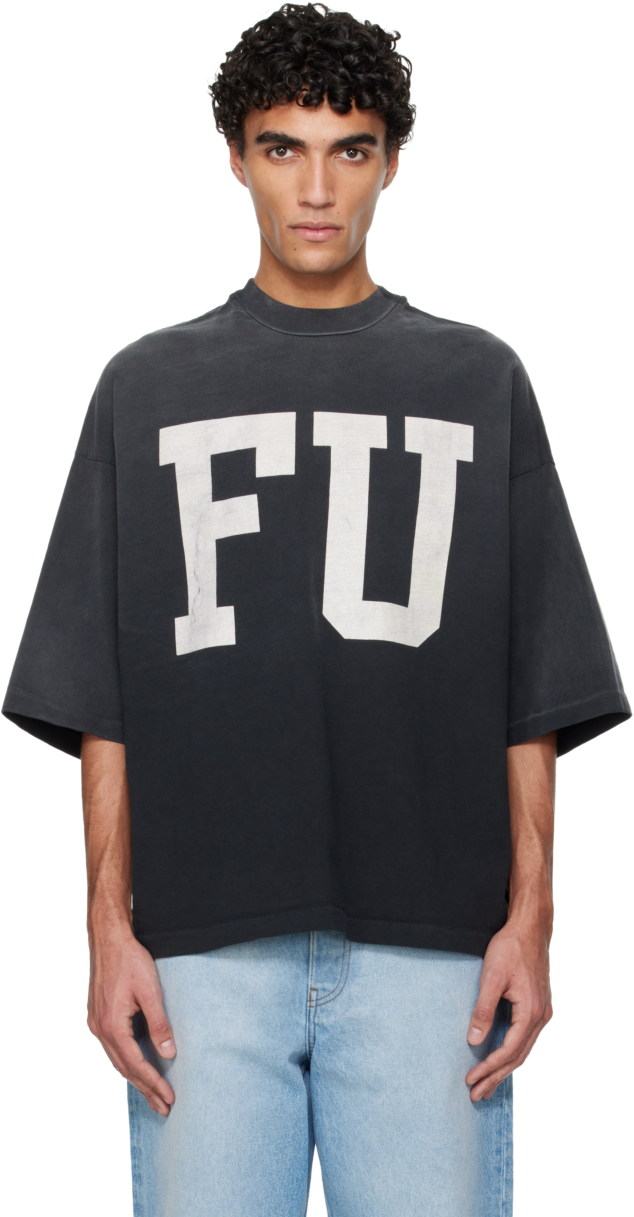 Fear of Godのグレー FU Educate リラックス Tシャツがセール中