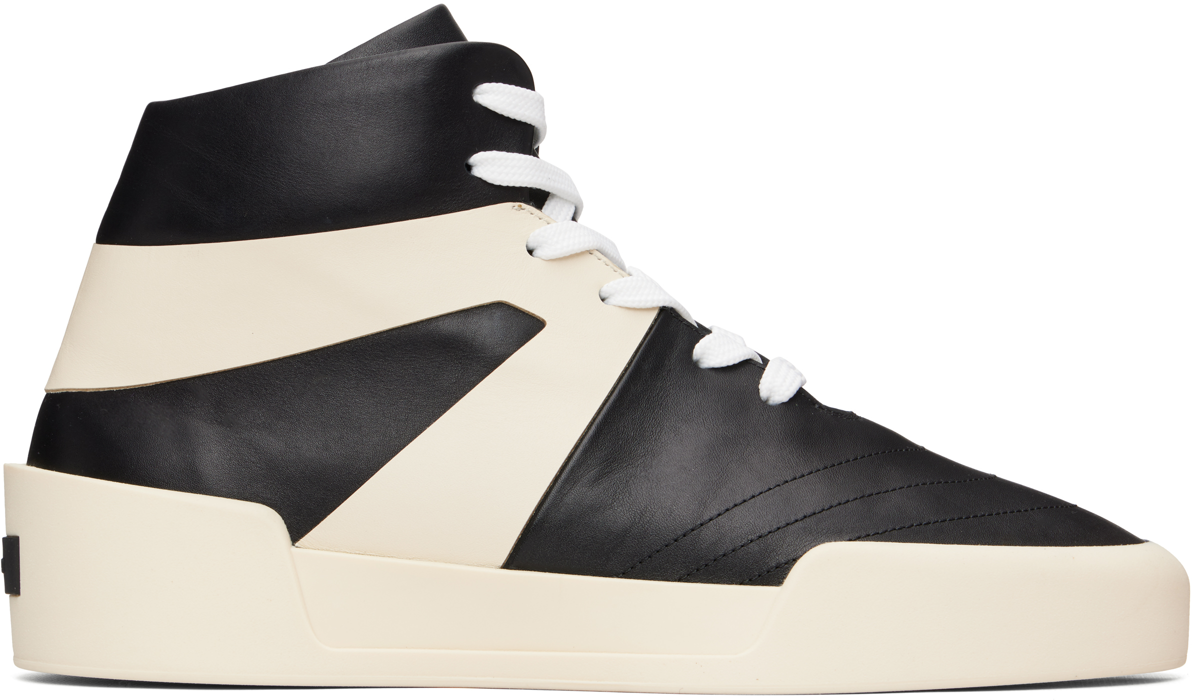 Fear of God Black & Off-White Basketball Sneakers