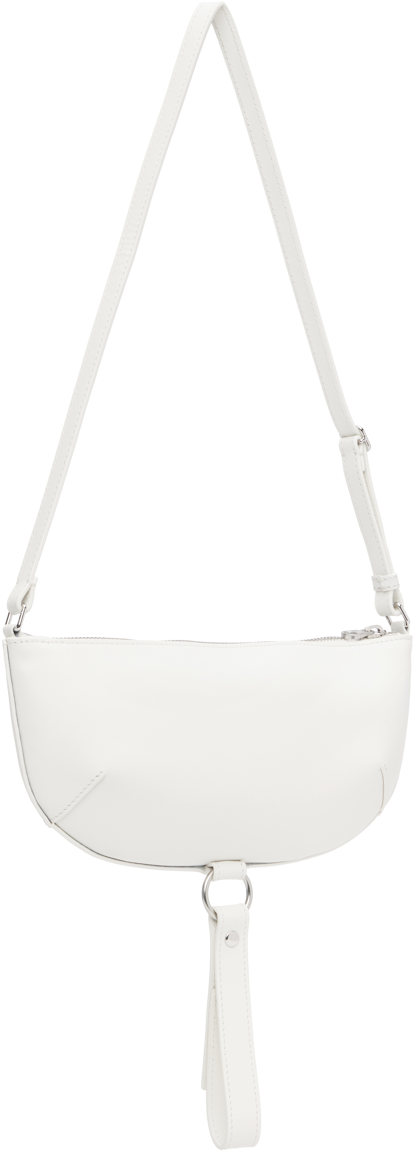 Courrèges White Holy Eclipse Leather Bag