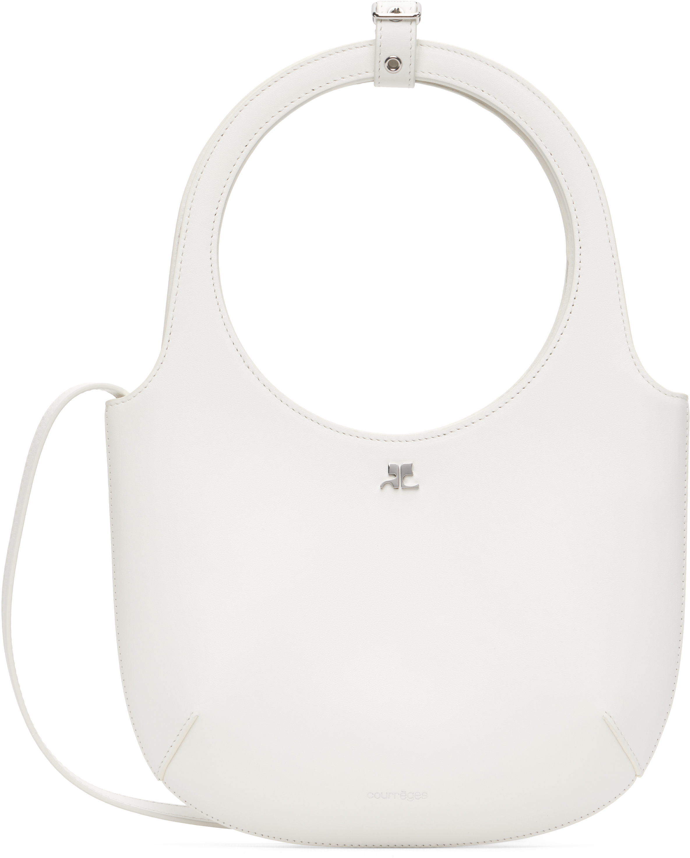 Courrèges White Holy Leather Bag