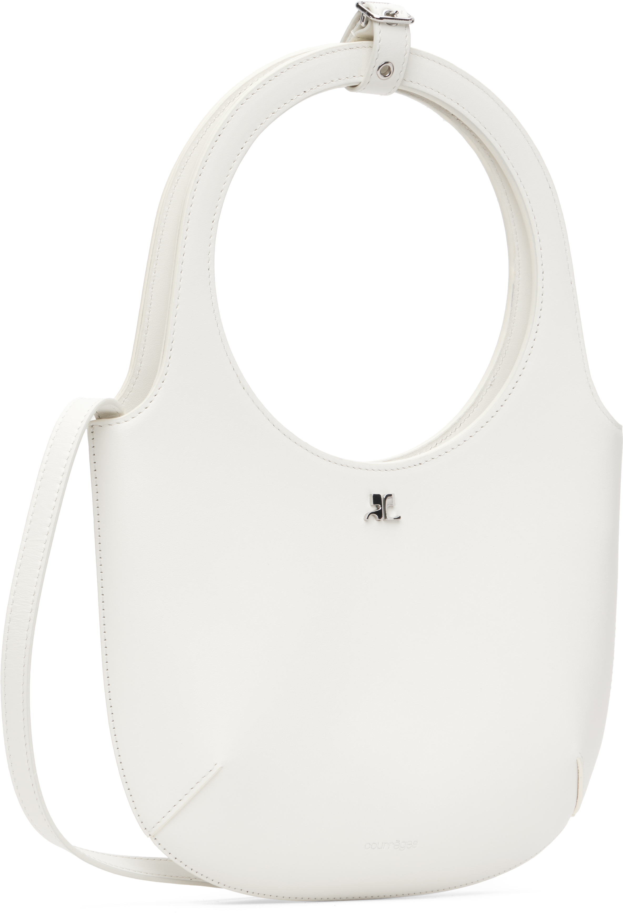 Courrèges White Holy Leather Bag