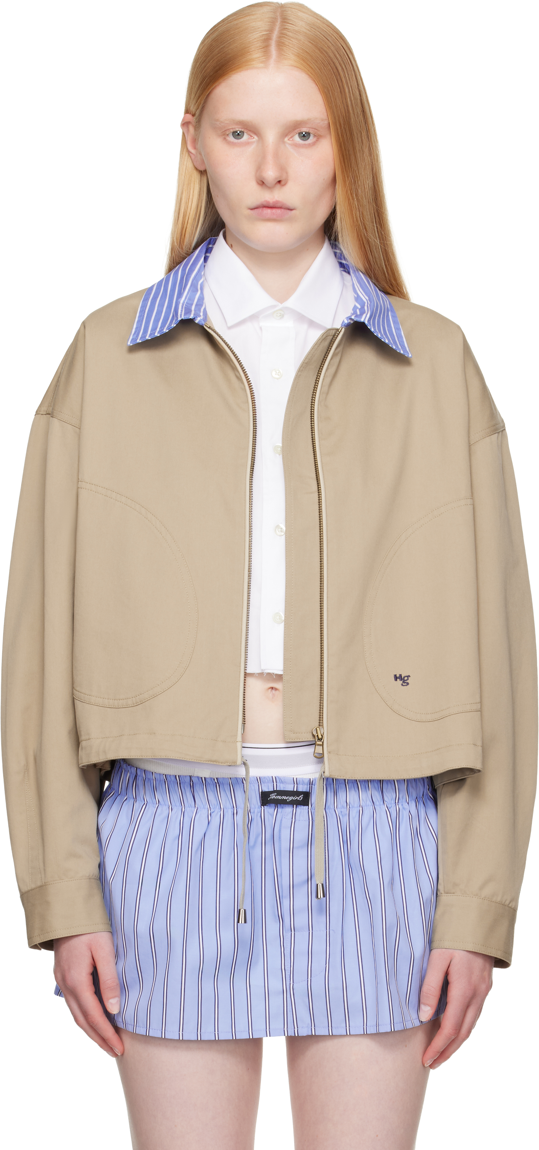 Khaki Parachute Bomber Jacket